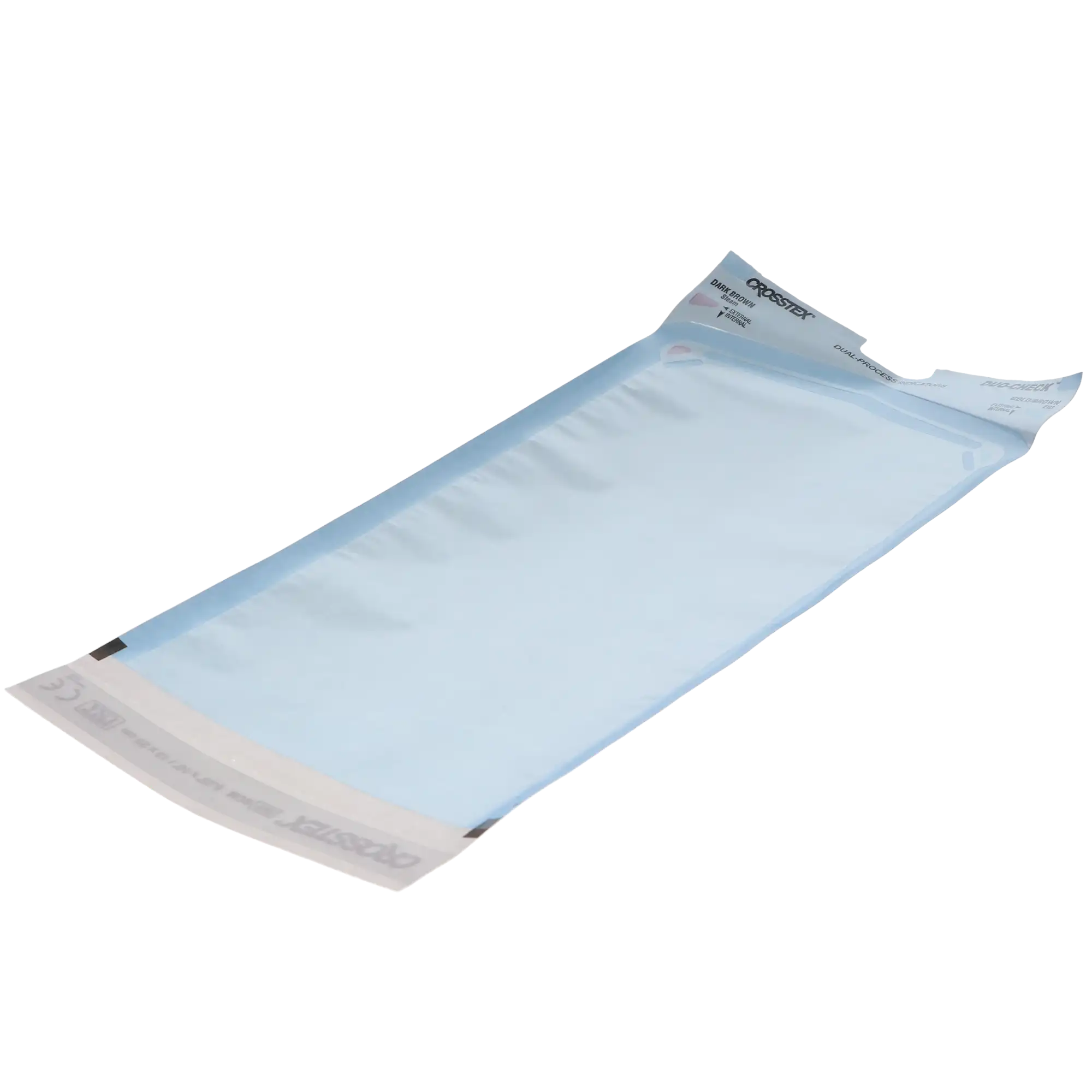 Crosstex Duo-Check Self-Seal Sterilization Pouches, 5-1/4" x 10", Blue Film, 200/Box, SCM thumbnail 8