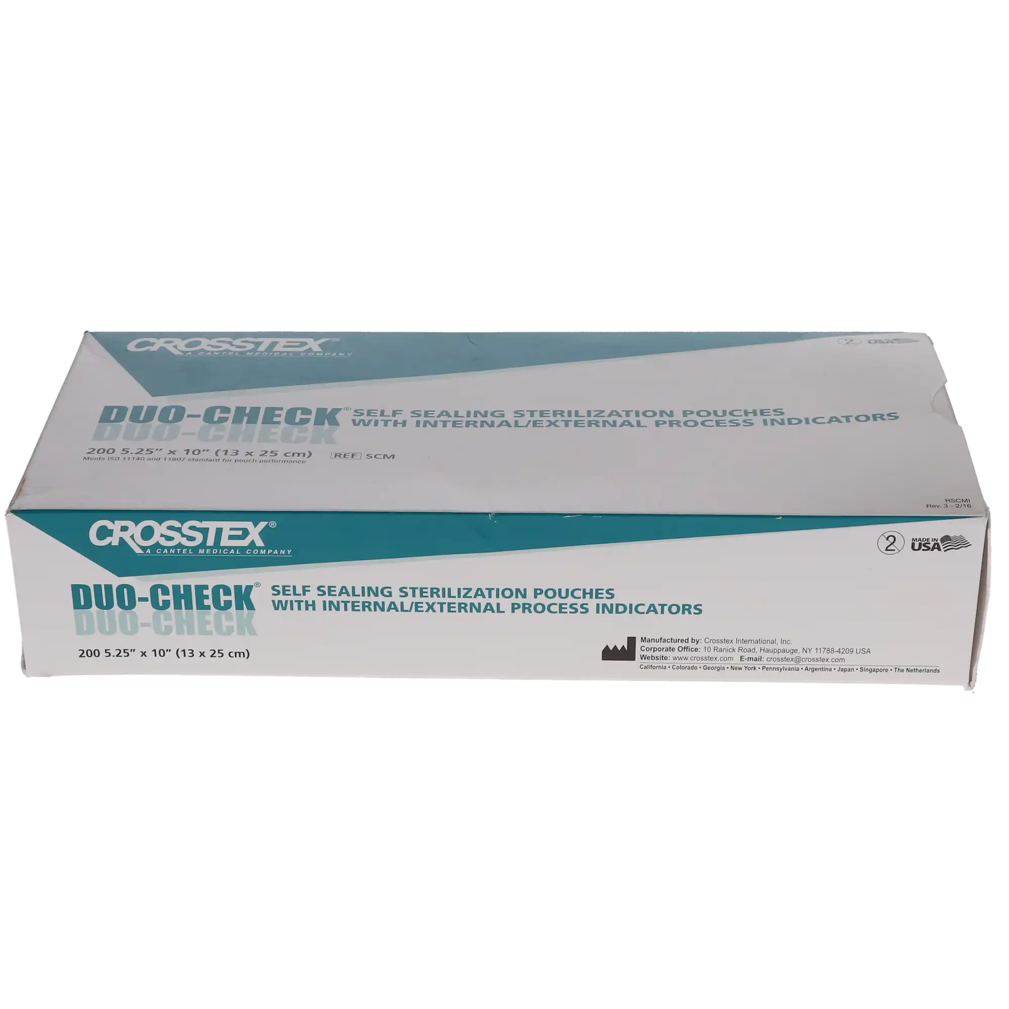 Crosstex Duo-Check Self-Seal Sterilization Pouches, 5-1/4" x 10", Blue Film, 200/Box, SCM thumbnail 10