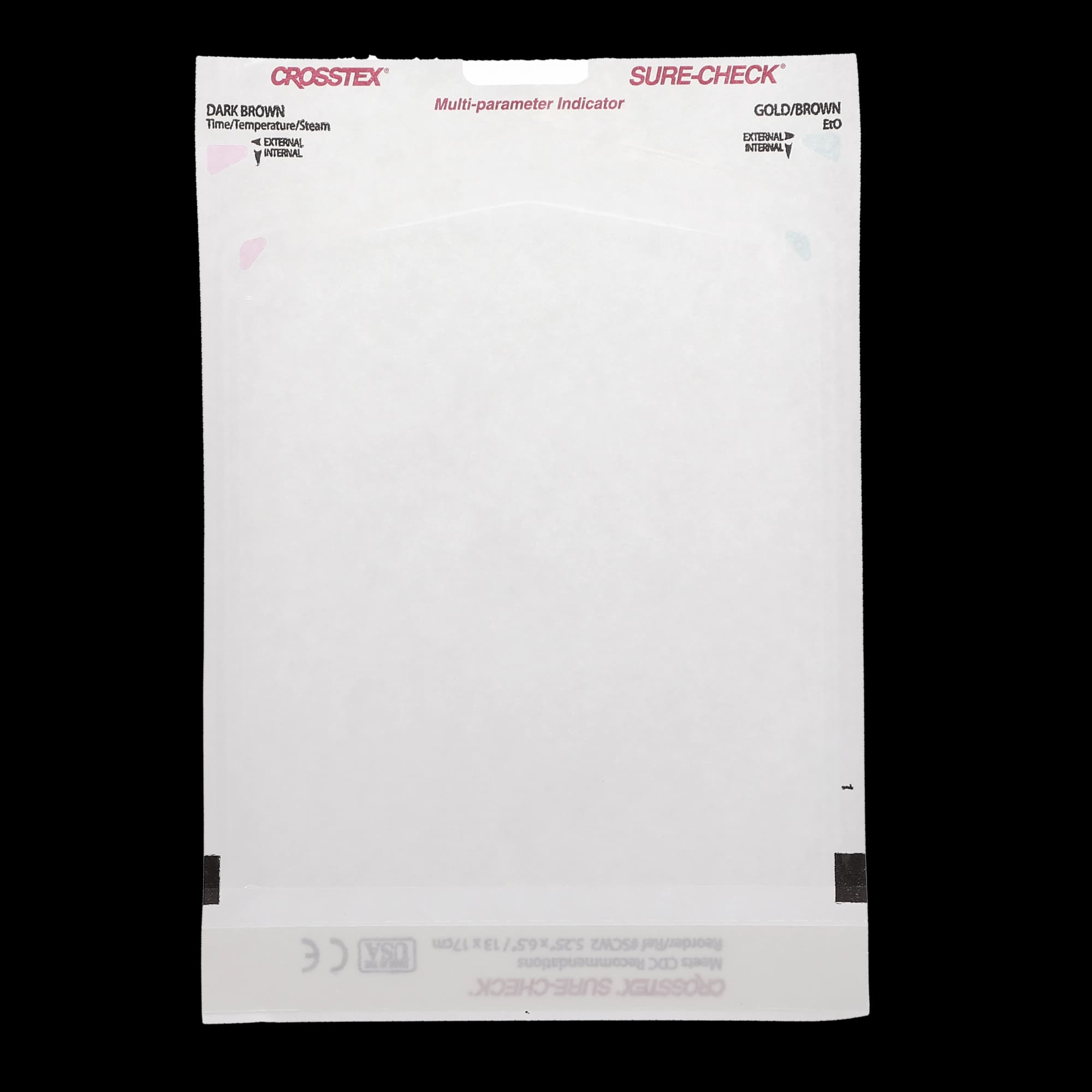 Crosstex Sure-Check Self-Sealing Sterilization Pouches, 5.25" x 6.5", 200/Box, SCW2 thumbnail 7