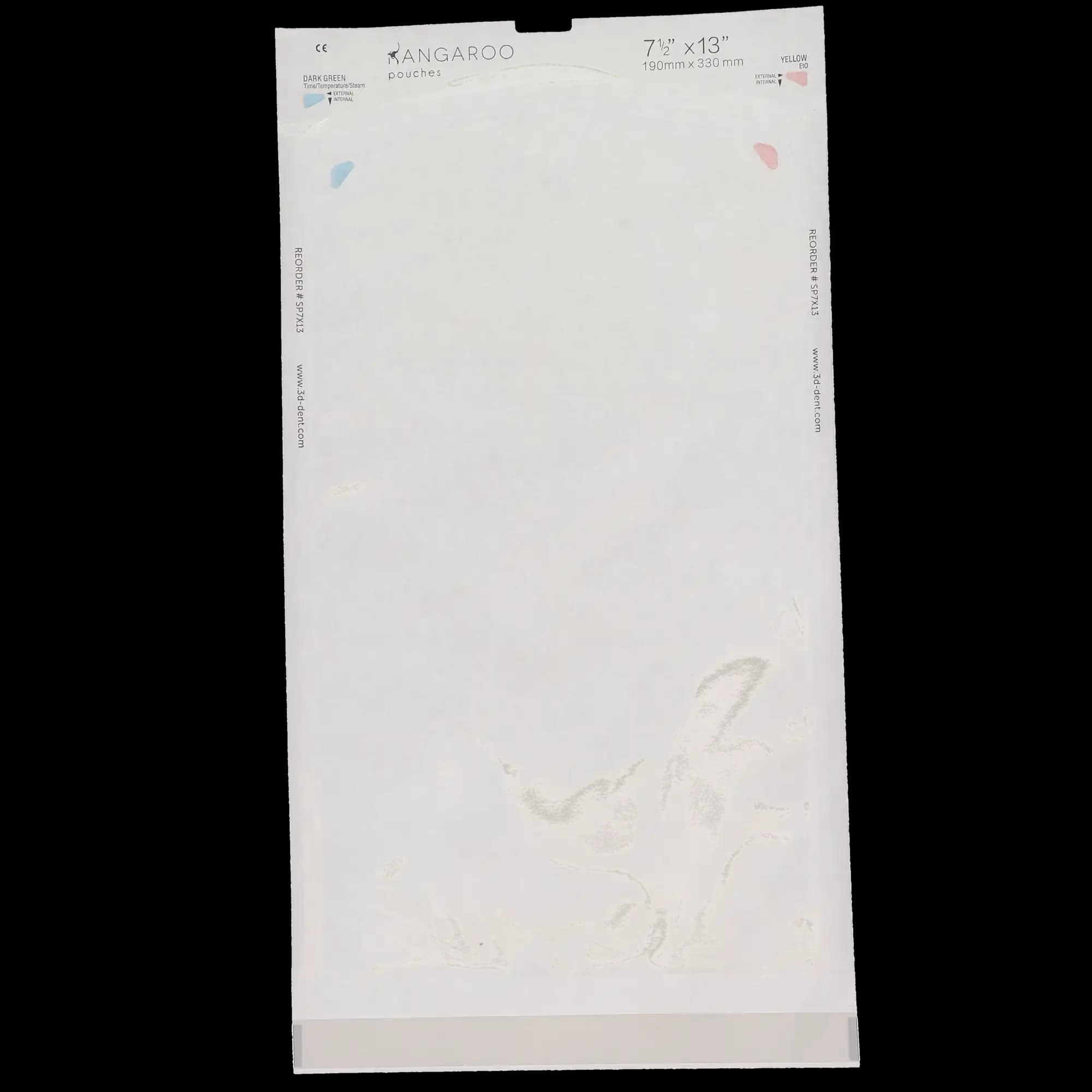 Crosstex Duo-Check Self-Seal Sterilization Pouches, 3-1/2" x 5-1/4", Blue Film, 200/Box, SCXS thumbnail 7