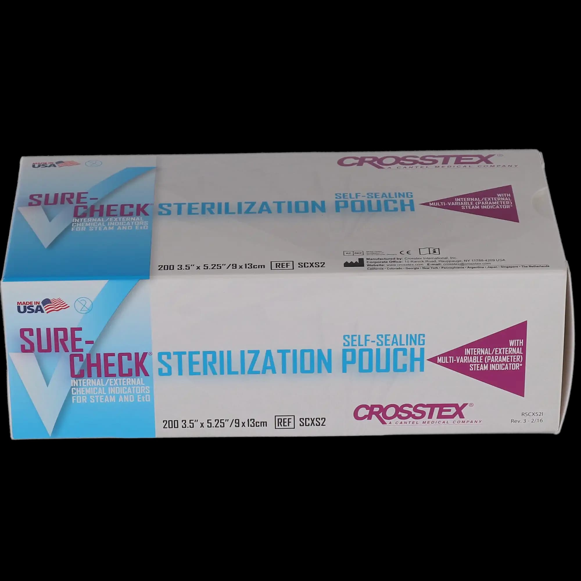 Sure-Check Self-Seal Sterilization Pouches, 3.5" x 5.25", Clear, 200/Box, SCXS2 thumbnail 11