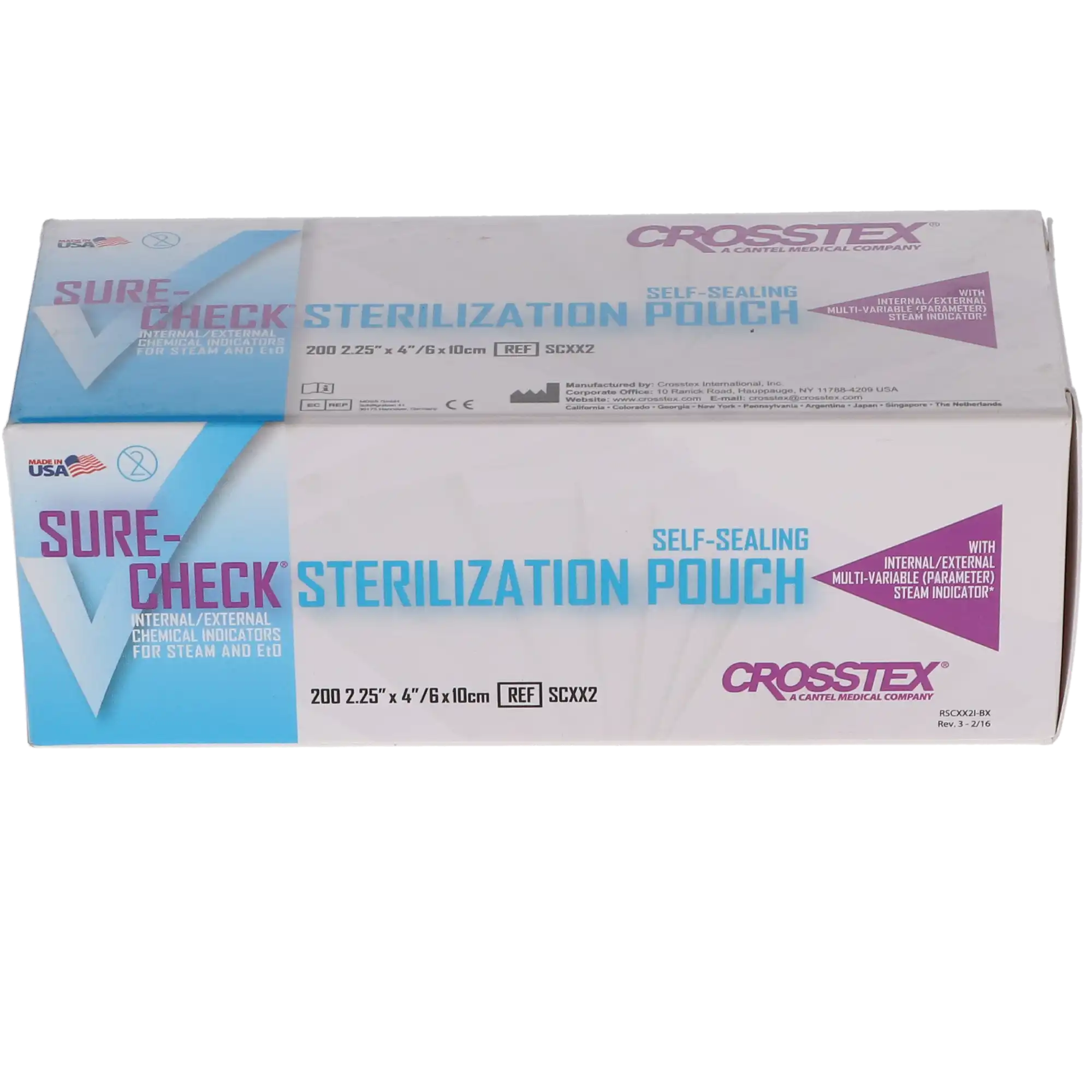 Sure-Check Self-Seal Sterilization Pouches, 2.25" x 4", 200/Box, SCXX2 thumbnail 11