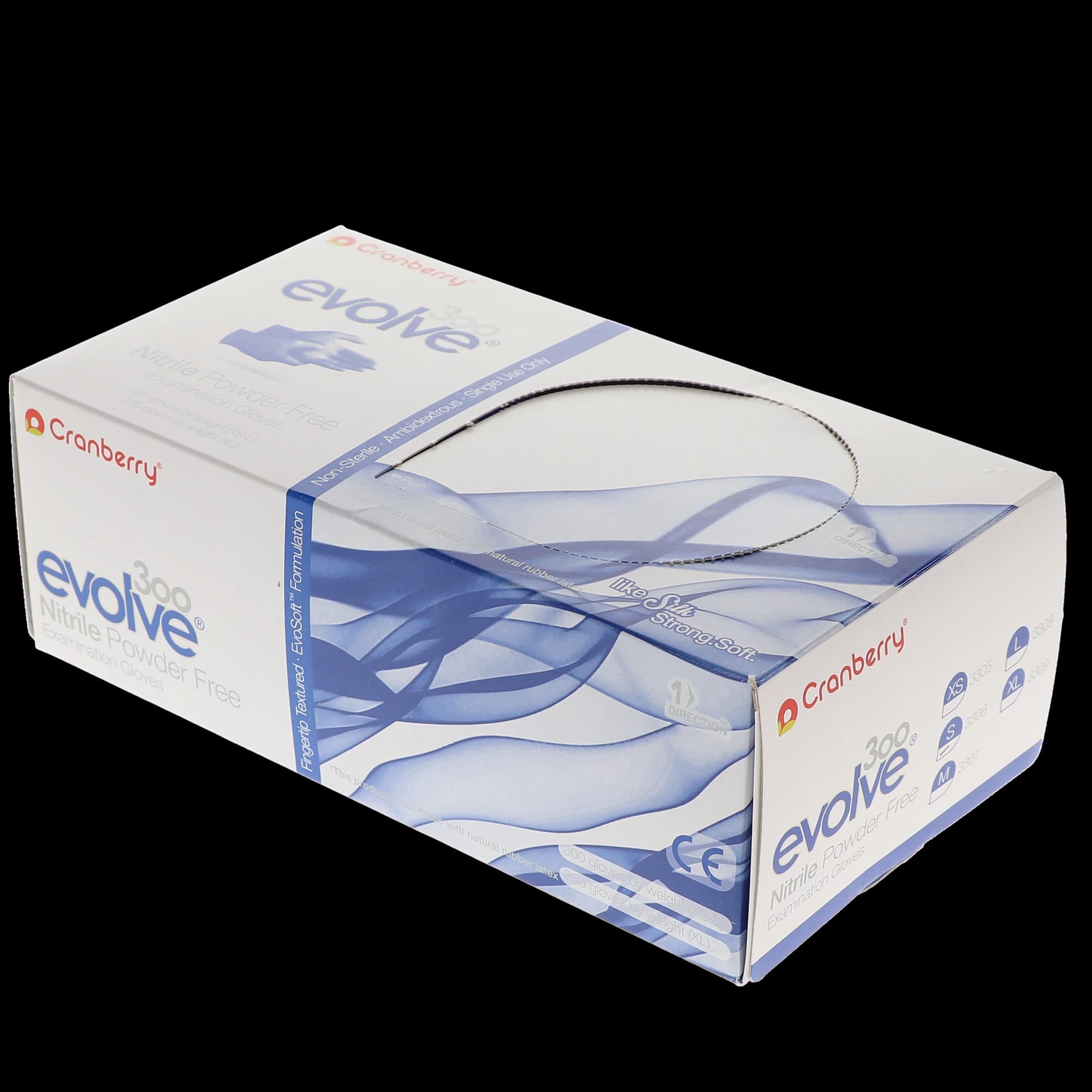 Cranberry Evolve 300 Nitrile Examination Gloves, Powder-Free, Non-Sterile, Small, Royal Blue, 300/Box, CR3306 thumbnail 12