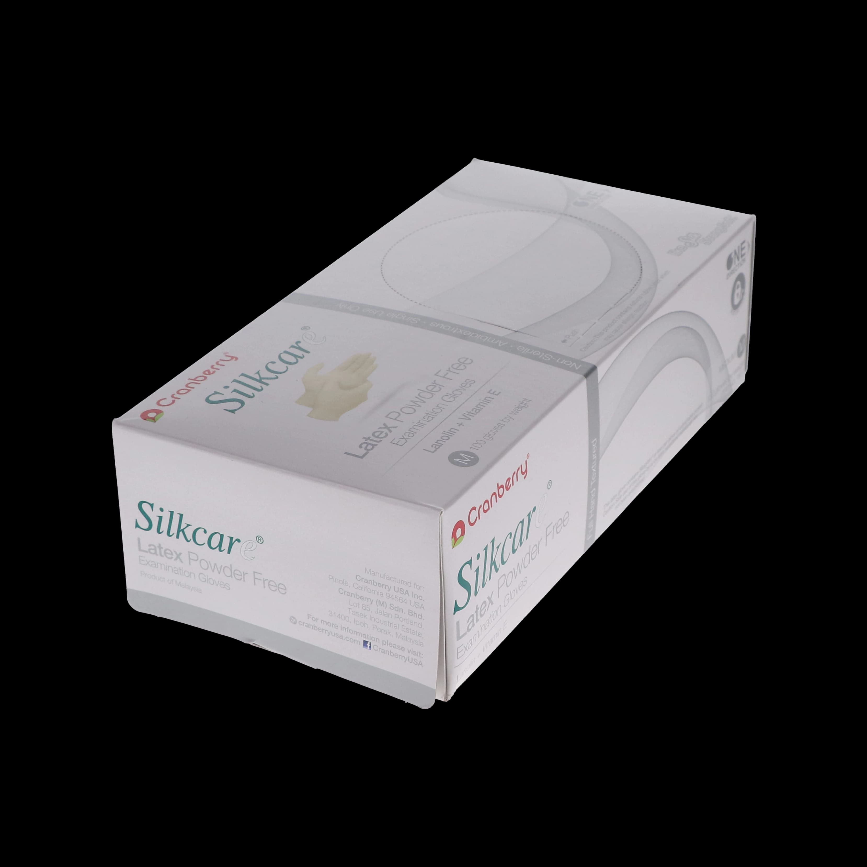 Cranberry Silkcare Latex Powder-Free Examination Gloves, Medium, 100/Box, CR7817 thumbnail 12