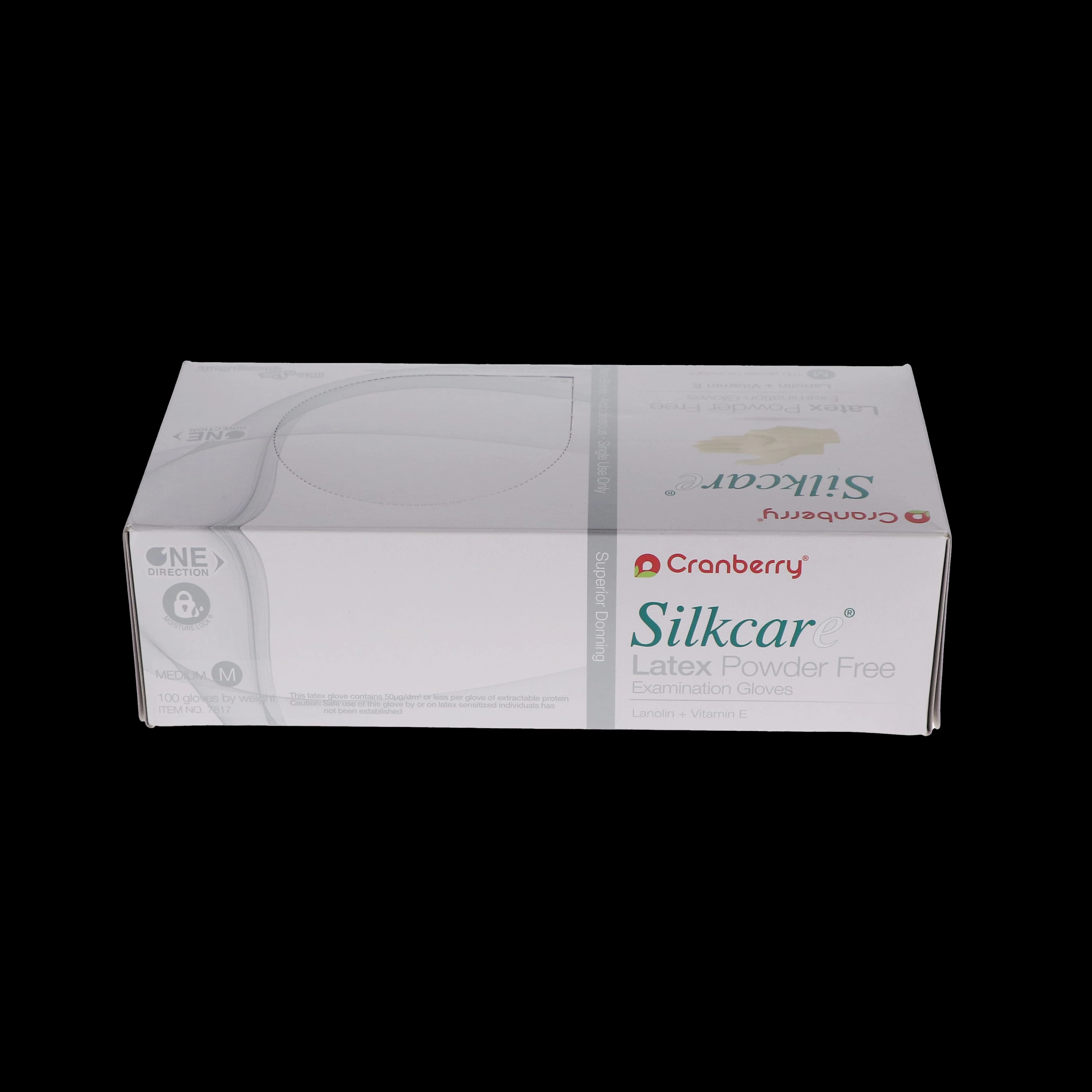 Cranberry Silkcare Latex Powder-Free Examination Gloves, Medium, 100/Box, CR7817 thumbnail 13