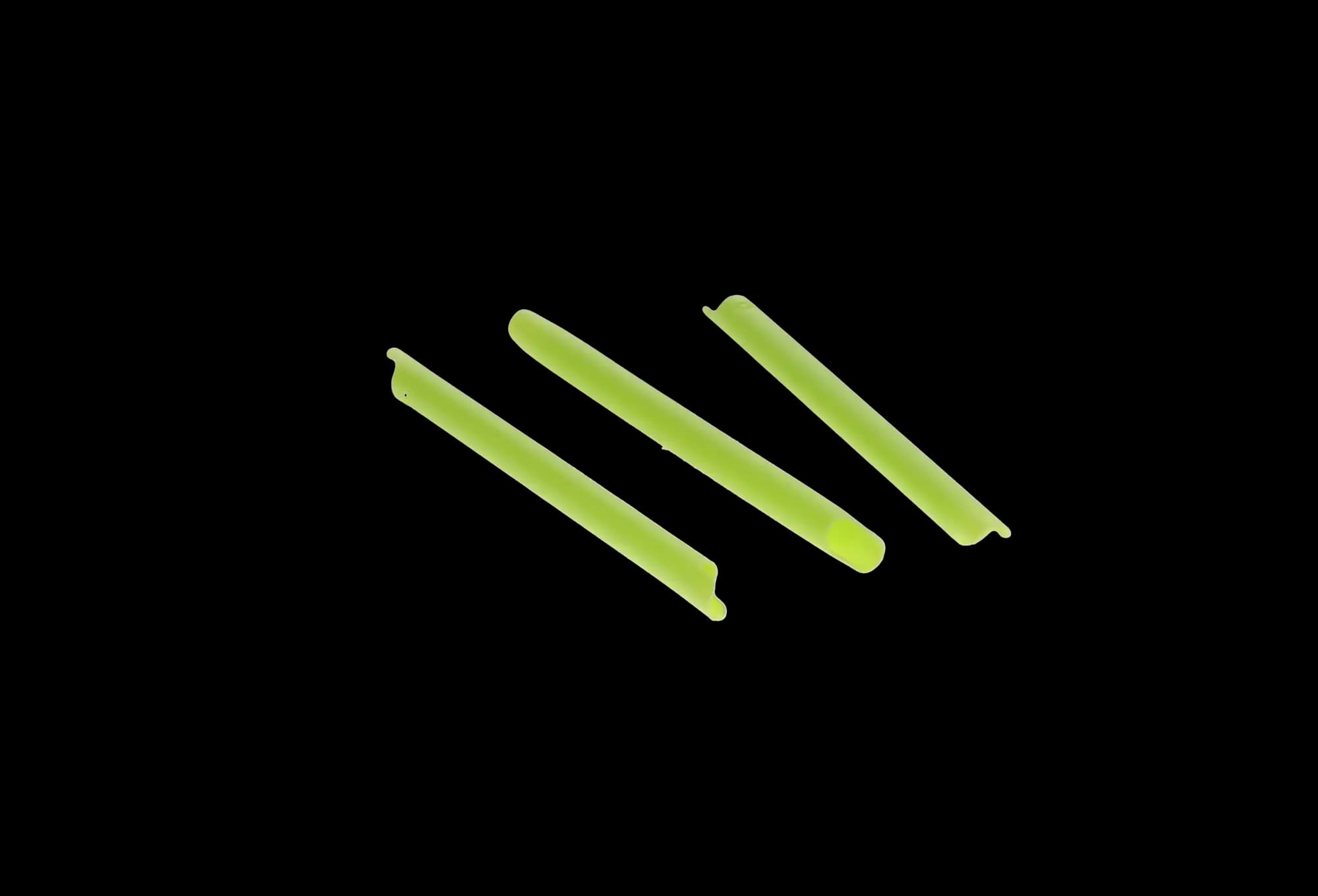 BeeSure High-Volume Evacuator Tips, Vented/Non-Vented, Green, 100/Bag, BE301 thumbnail 3