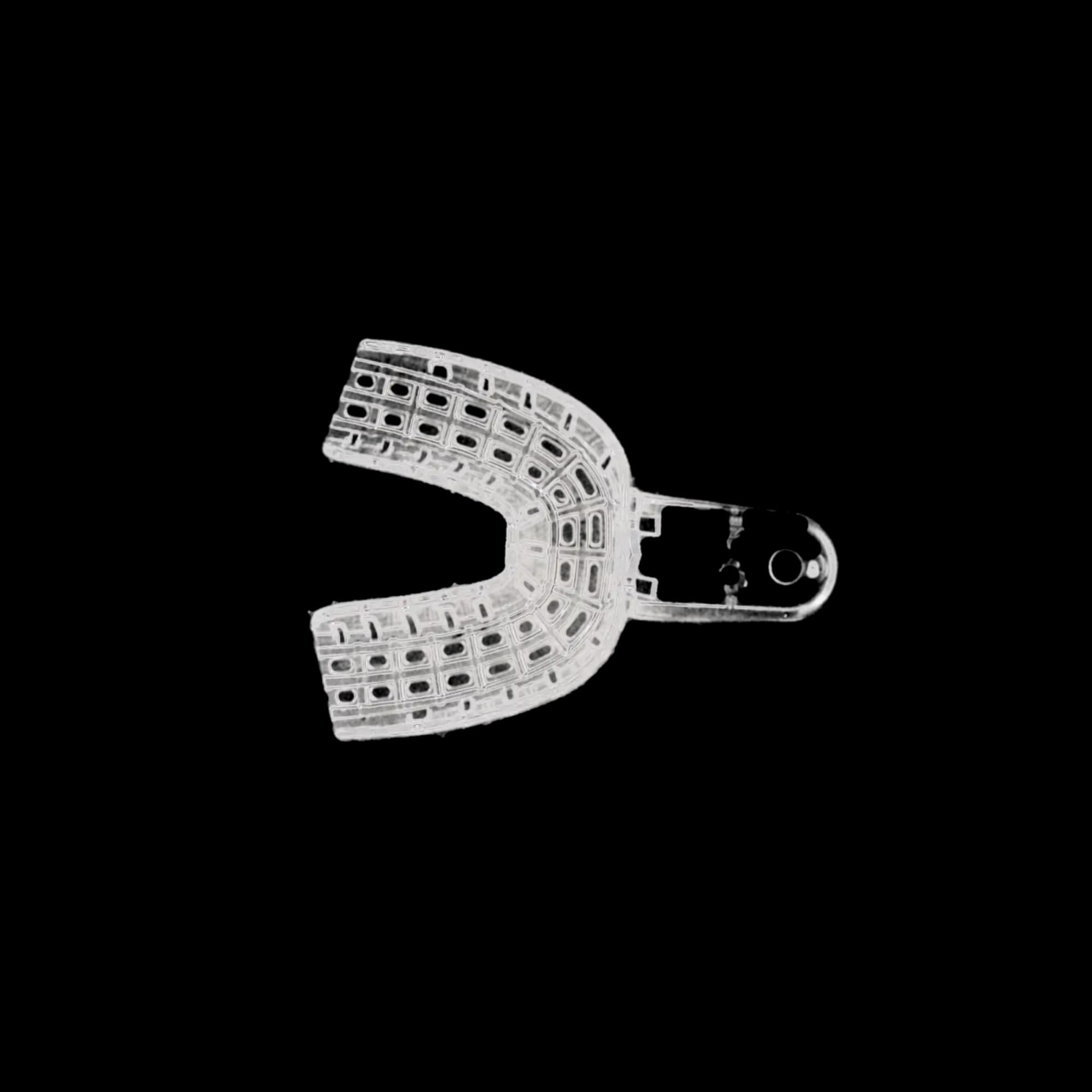 President Disposable Perforated Impression Trays, #2 Lower Large, Clear, 12/Pk, C6902 thumbnail 8