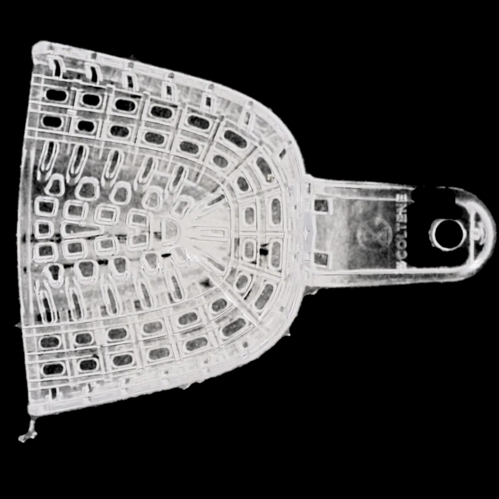 President Disposable Impression Trays, Clear, Perforated, #3 Upper Medium, 12/Pkg, C6903 thumbnail 9