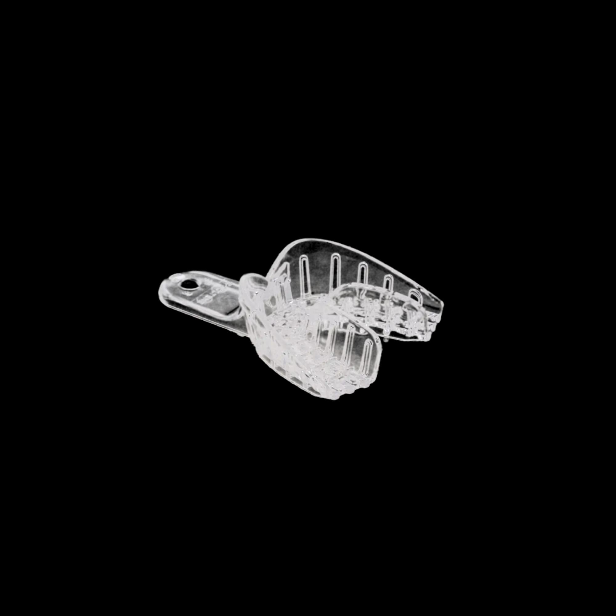 President Disposable Impression Trays, Clear, Perforated, #4 Medium Lower, 12/Pk, C6904 thumbnail 6