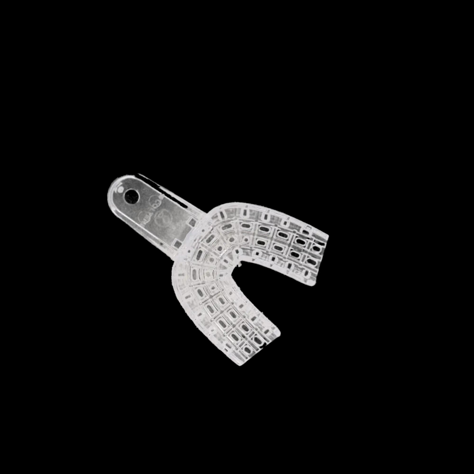 President Disposable Impression Trays, Clear, Perforated, #4 Medium Lower, 12/Pk, C6904 thumbnail 8