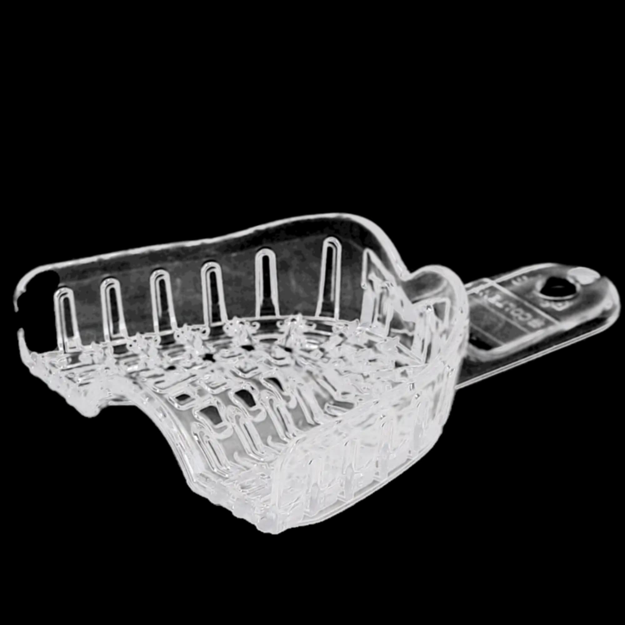 President Disposable Impression Trays, #5 Small Upper, Clear Perforated Plastic, 12/Pk, C6905 thumbnail 6