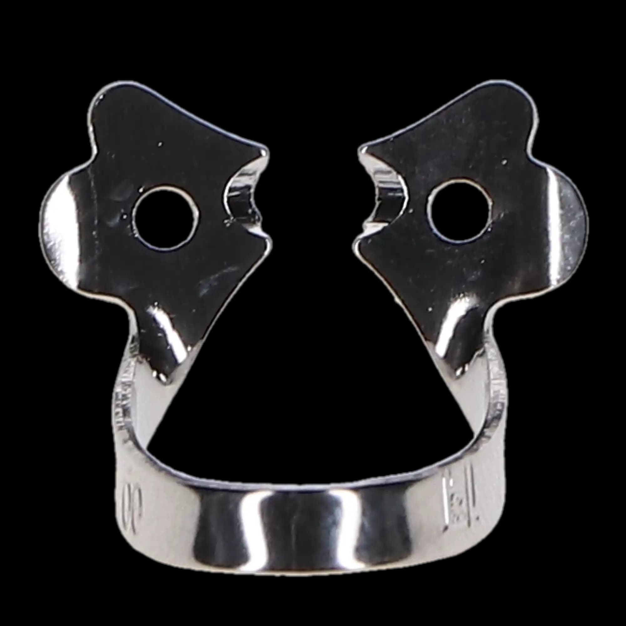 Hygenic HySolate Rubber Dam Clamp, #00, Winged, Gloss Finish, Upper & Lower Premolar/Anterior, Stainless Steel, 1/Pk, H02762 thumbnail 3