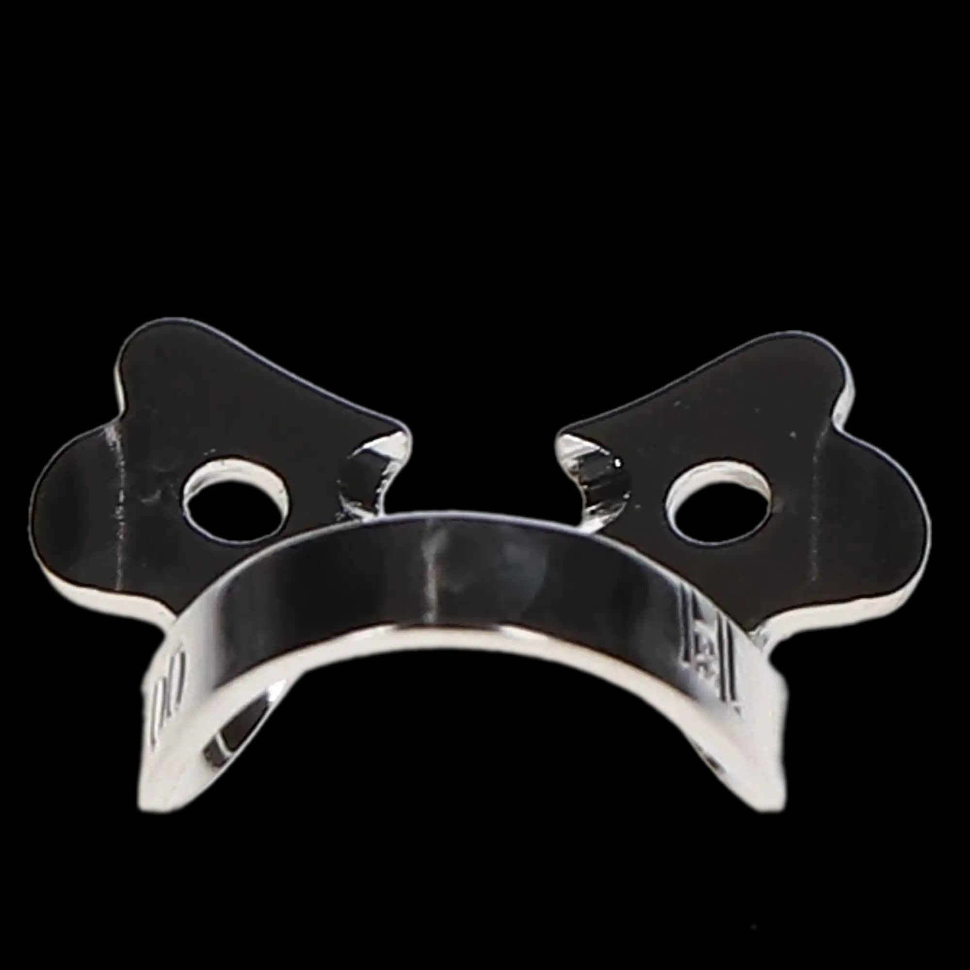 Hygenic HySolate Rubber Dam Clamp, #00, Winged, Gloss Finish, Upper & Lower Premolar/Anterior, Stainless Steel, 1/Pk, H02762 thumbnail 4