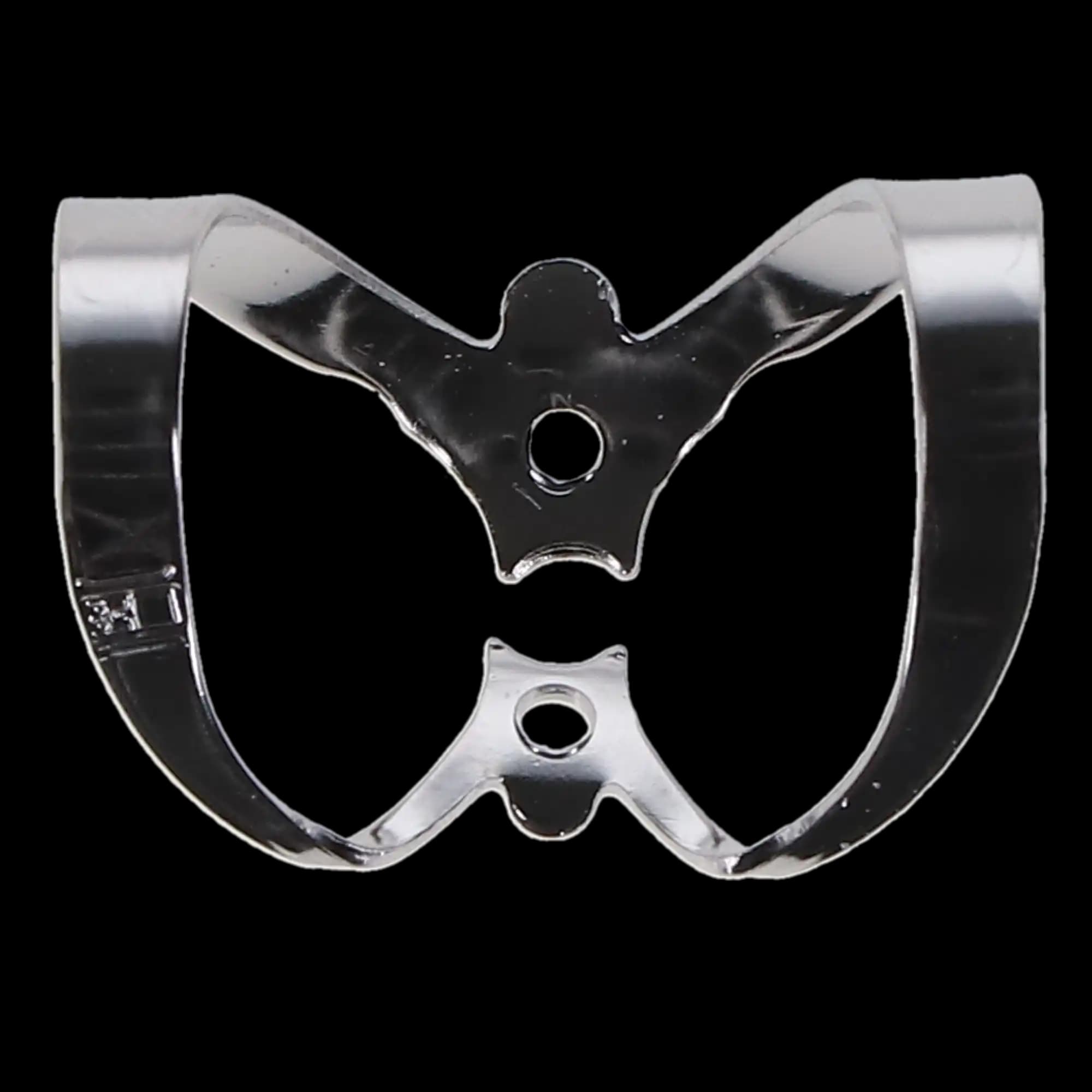 HySolate Hygenic Gloss Finish Winged Rubber Dam Clamp #9, Anterior, H02763, 1/Pk thumbnail 2