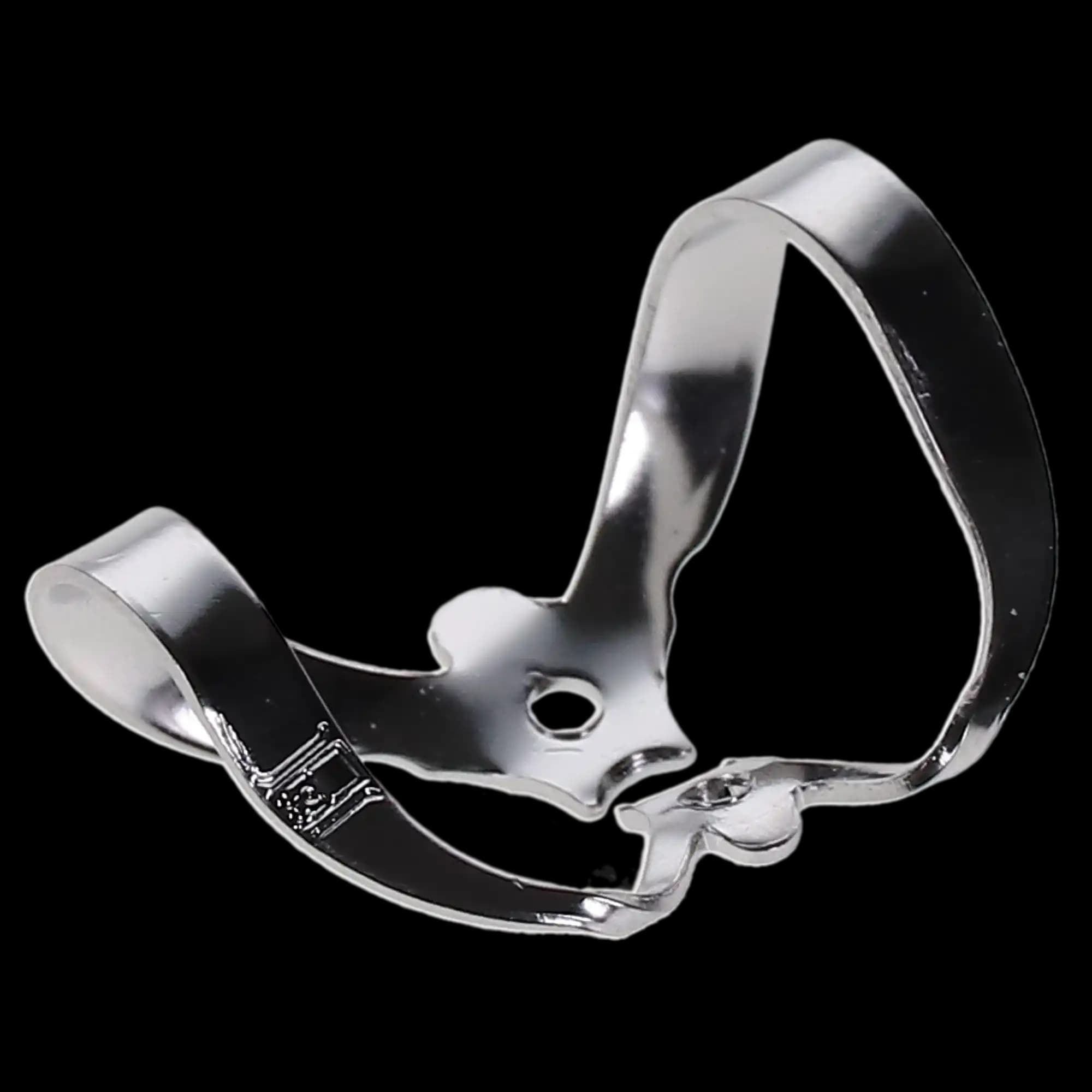 HySolate Hygenic Gloss Finish Winged Rubber Dam Clamp #9, Anterior, H02763, 1/Pk thumbnail 4