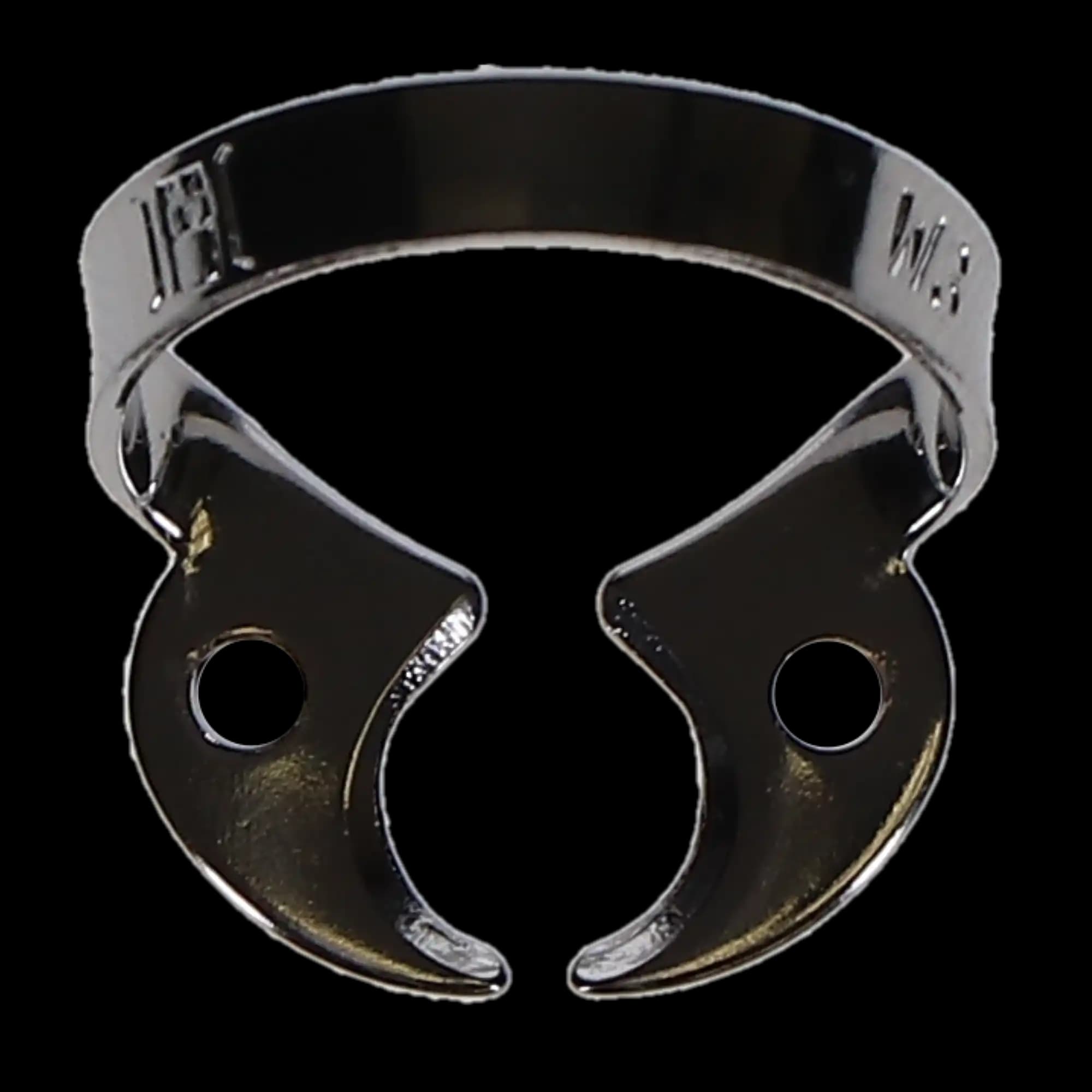 Hygenic Rubber Dam Clamp, #W3, Wingless, Gloss Finish, Small Molar, 1/Pk, H03814 thumbnail 6