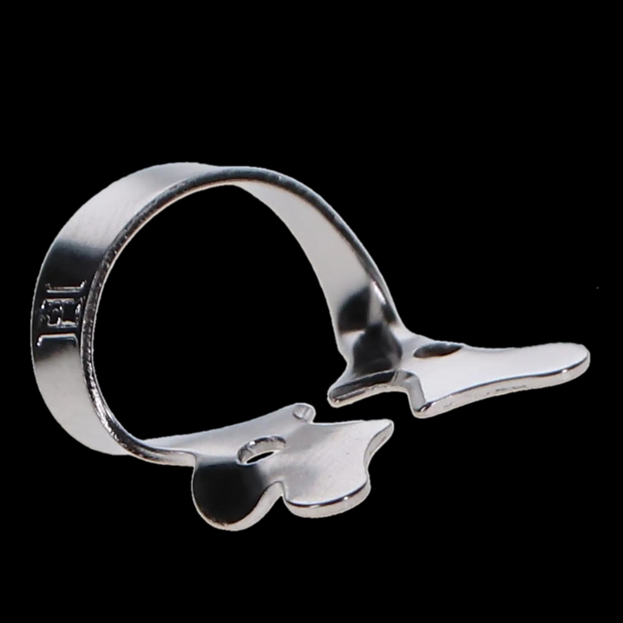 Hygenic Rubber Dam Clamp, #2A, Winged, Gloss Finish, Bicuspids/Premolars and Upper Incisors, 1/Pk, H05688 thumbnail 3