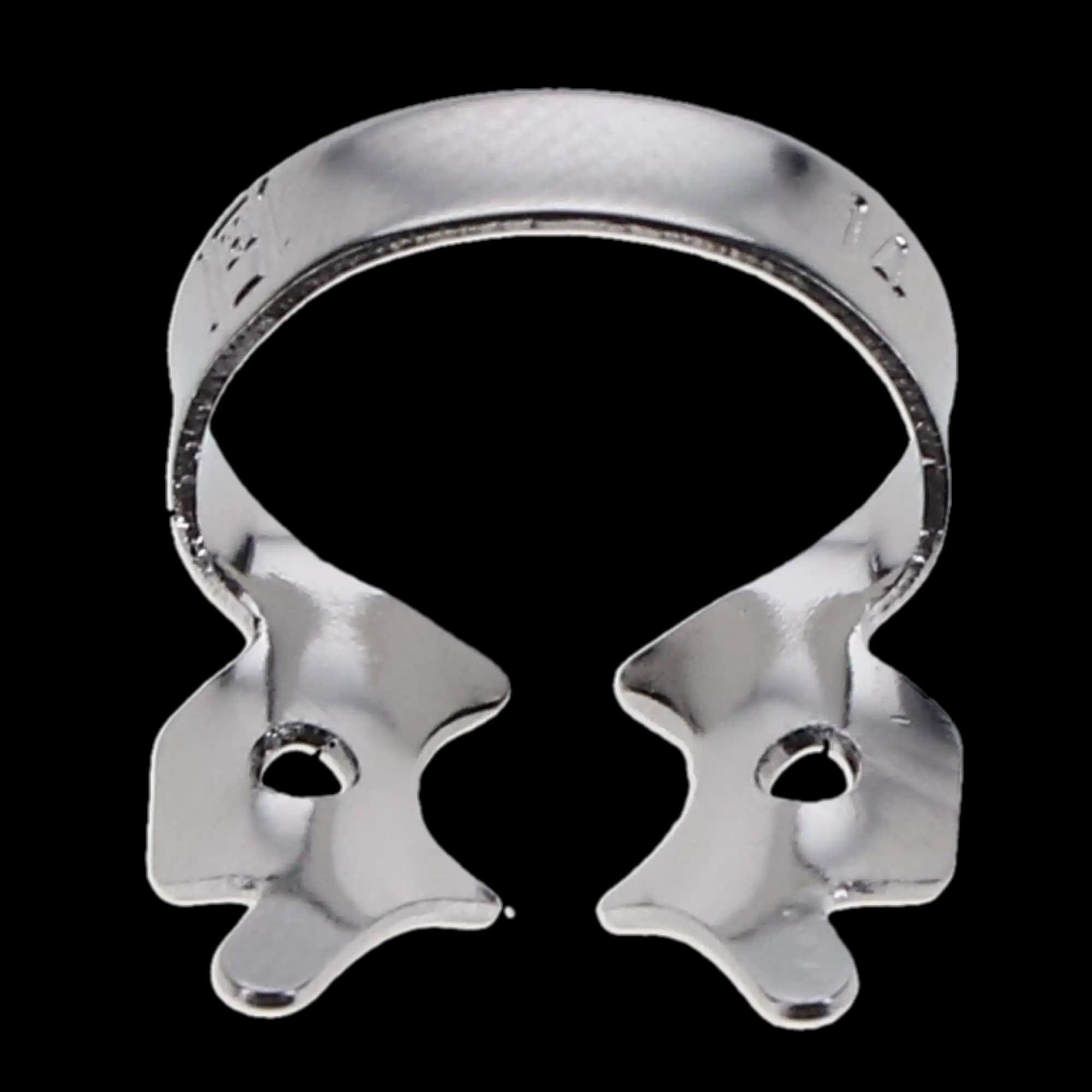 Hygenic HySolate Rubber Dam Clamp, #14, Winged, Gloss Finish, Partially Erupted/Irregular Molars, H05690, 1/Pk thumbnail 6