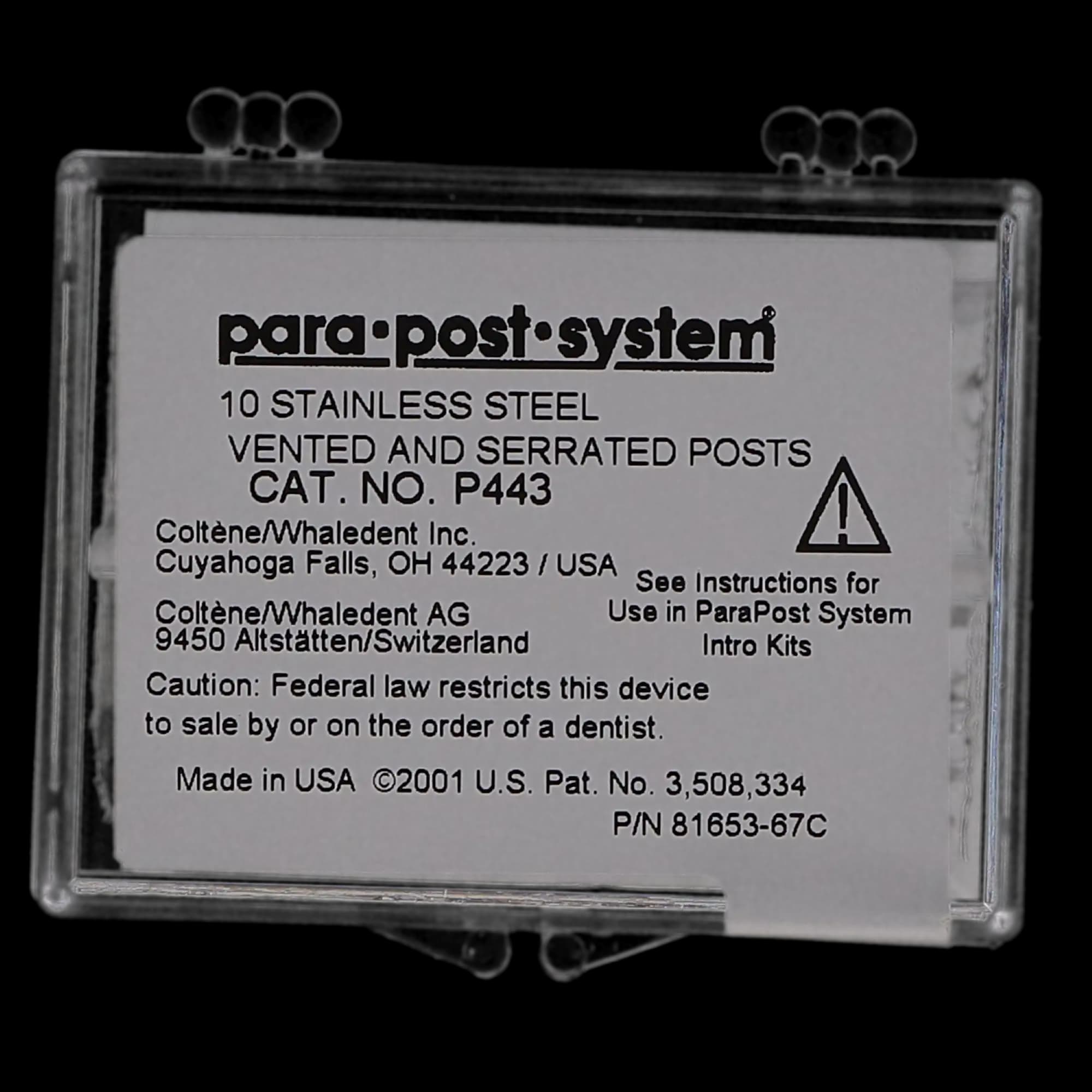 ParaPost Stainless Steel Endodontic Post Refill, Size 3, Brown, 0.036" (0.9mm), 10/Pk, P44-3 thumbnail 6