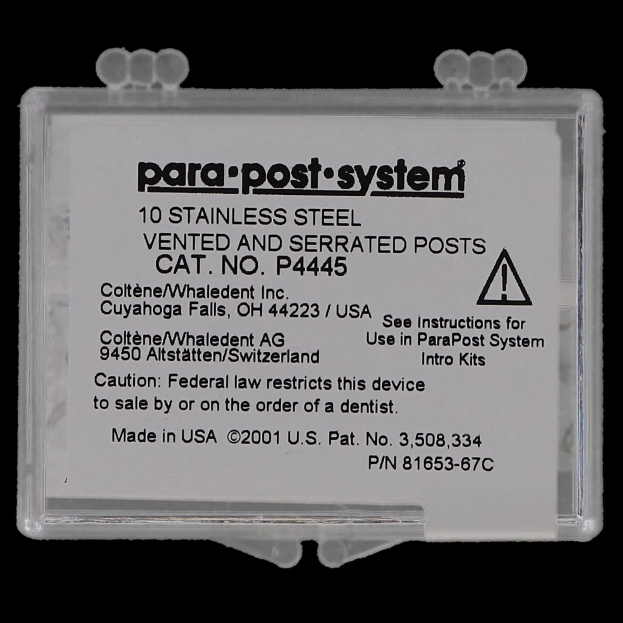 ParaPost Stainless Steel Endodontic Post, Size 4.5, 0.045", Blue, Refill, 10/Pk, P4445 thumbnail 6