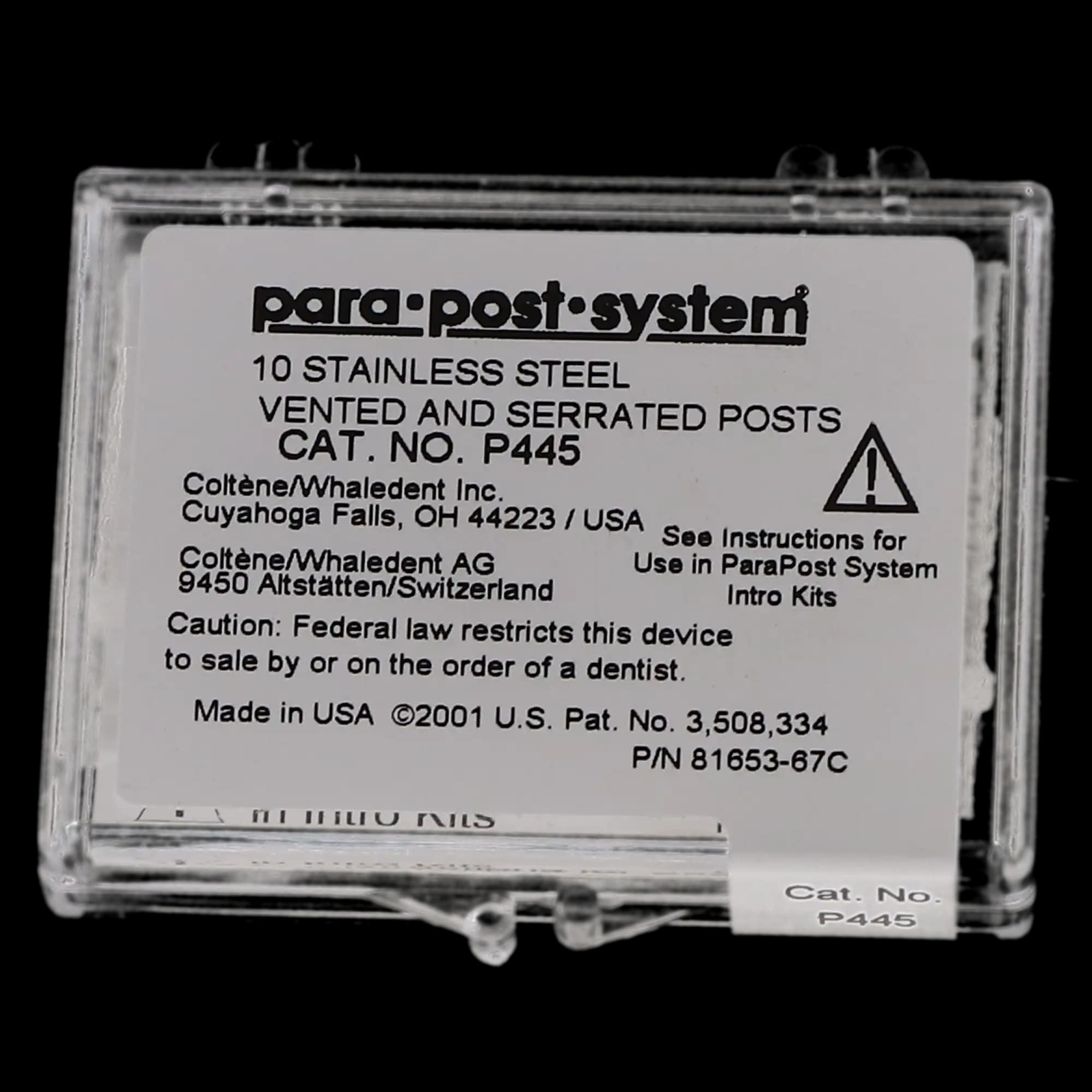 ParaPost Stainless Steel Endodontic Posts, Size 5, Red, 0.050" (1.25mm), Refill, 10/Pk, P445 thumbnail 6