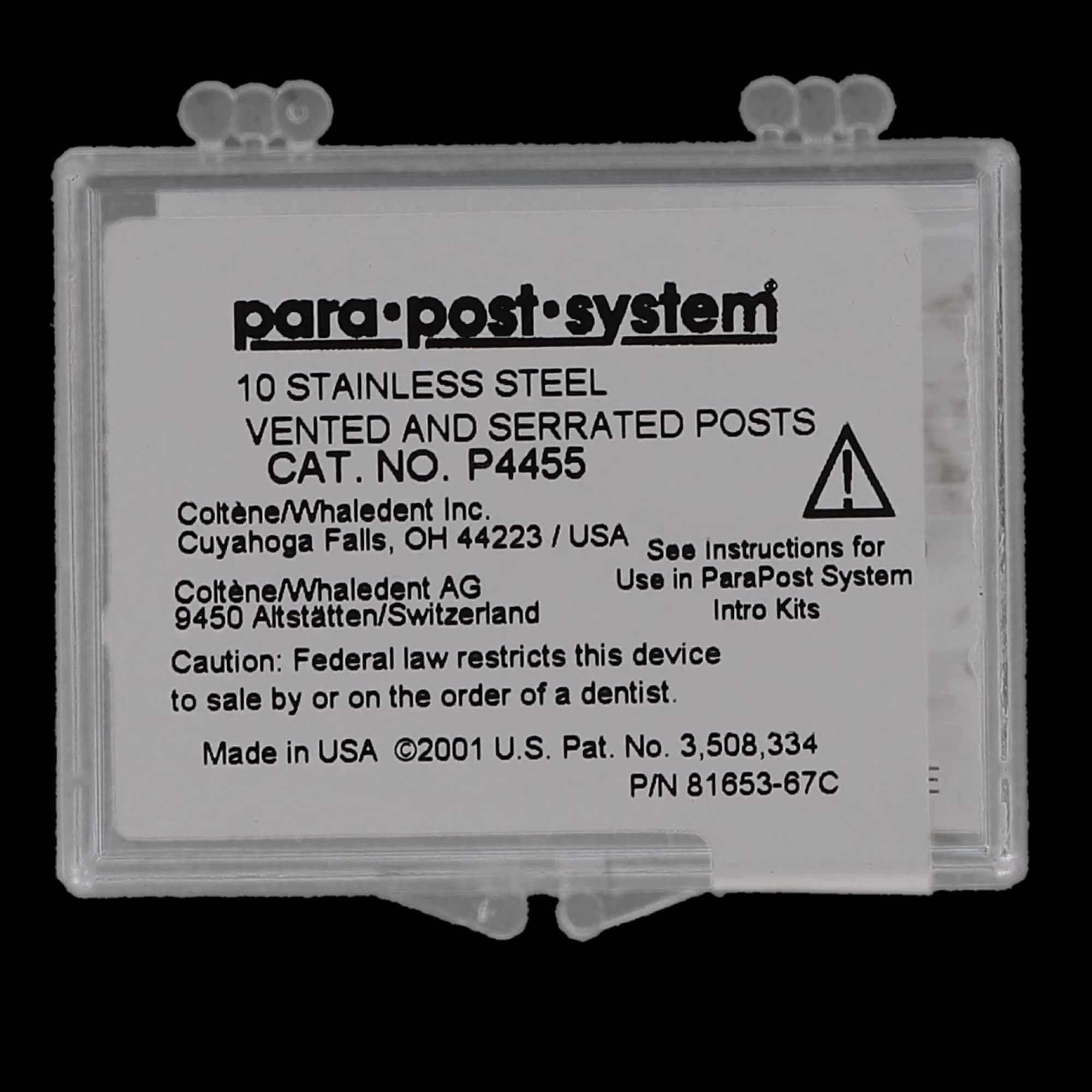 ParaPost Stainless Steel Endodontic Post, Size 5.5, .055" (1.40mm), Purple, Refill, 10/Pk, P4455 thumbnail 4
