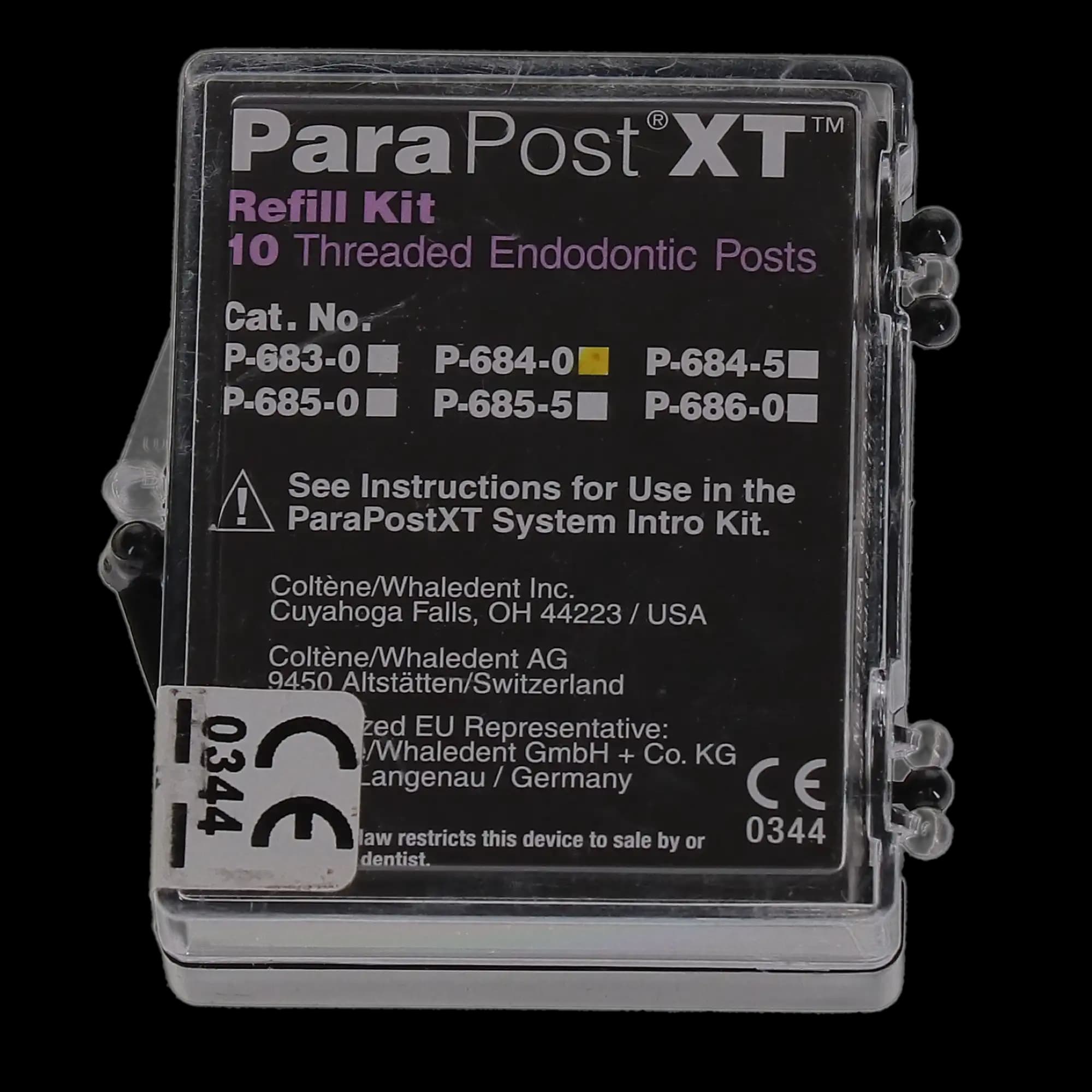 ParaPost XT Titanium Endodontic Posts, Size 4, Yellow, 0.040" (1.0mm), 10/Pk, P6840 thumbnail 6