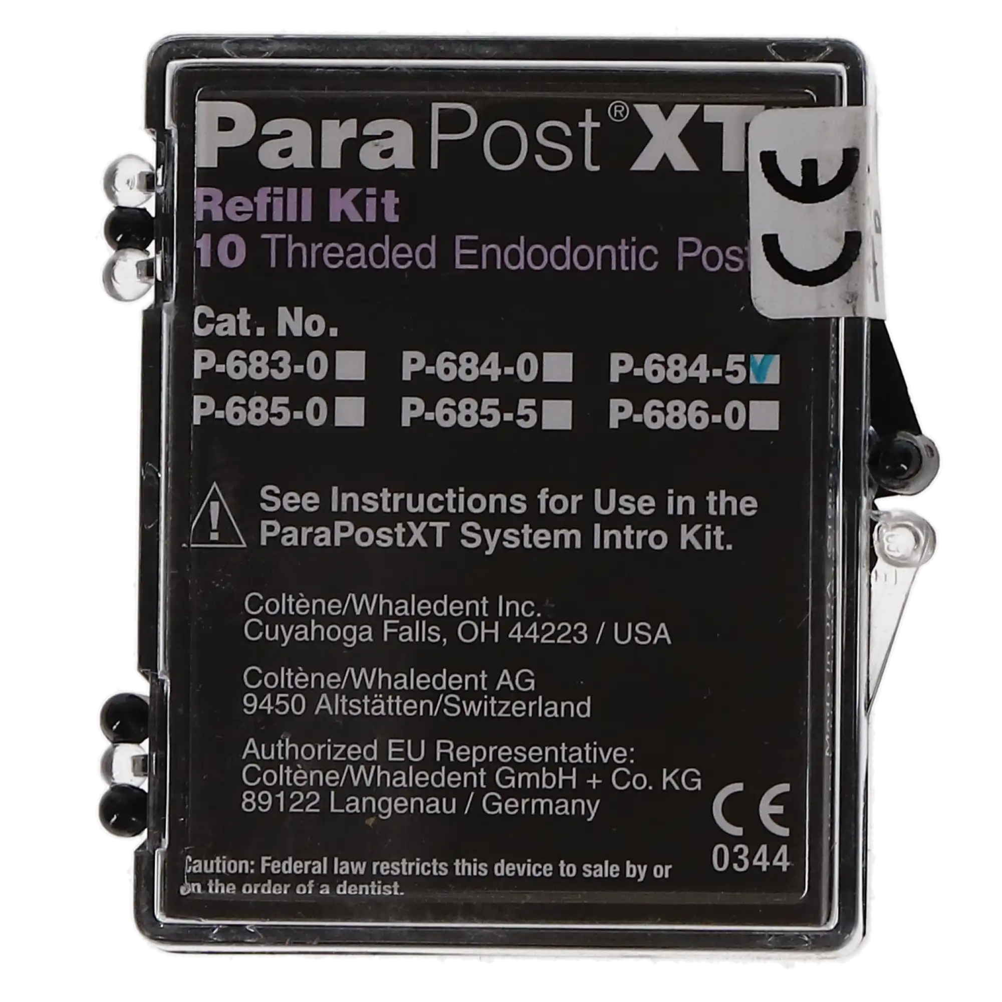 ParaPost XT Titanium Endodontic Posts, Size 4.5, Blue, 0.045" (1.14mm), Refill, 10/Pk, P684-5 thumbnail 6