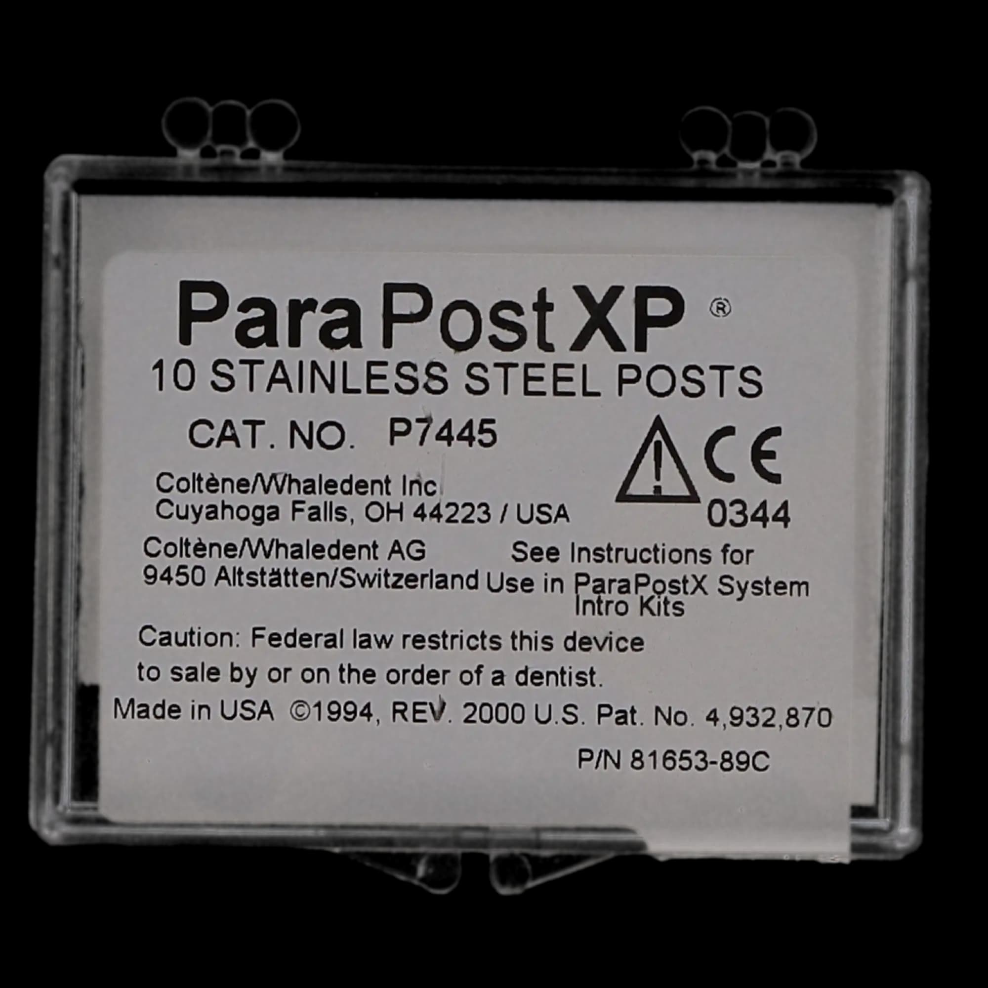 ParaPost XP Stainless Steel Endodontic Post Refill, Size 5, Red, 0.050" (1.25mm), 10/Pk, P7445 thumbnail 6
