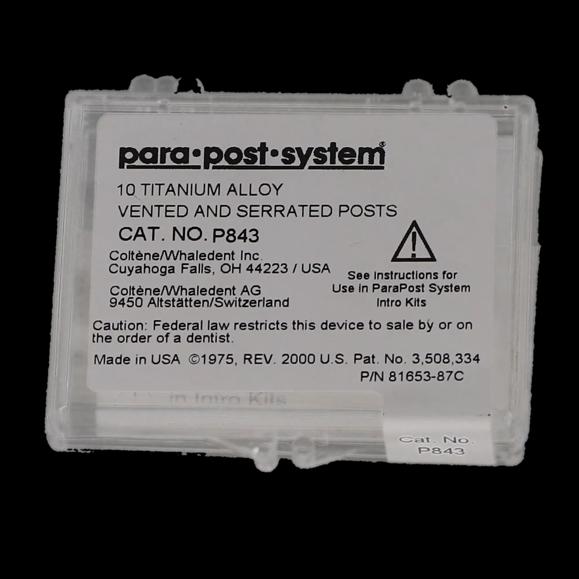 ParaPost Titanium Refill Posts, Size 3, Brown, 0.036" (0.9 mm), 10/Pk, P84-3 thumbnail 6