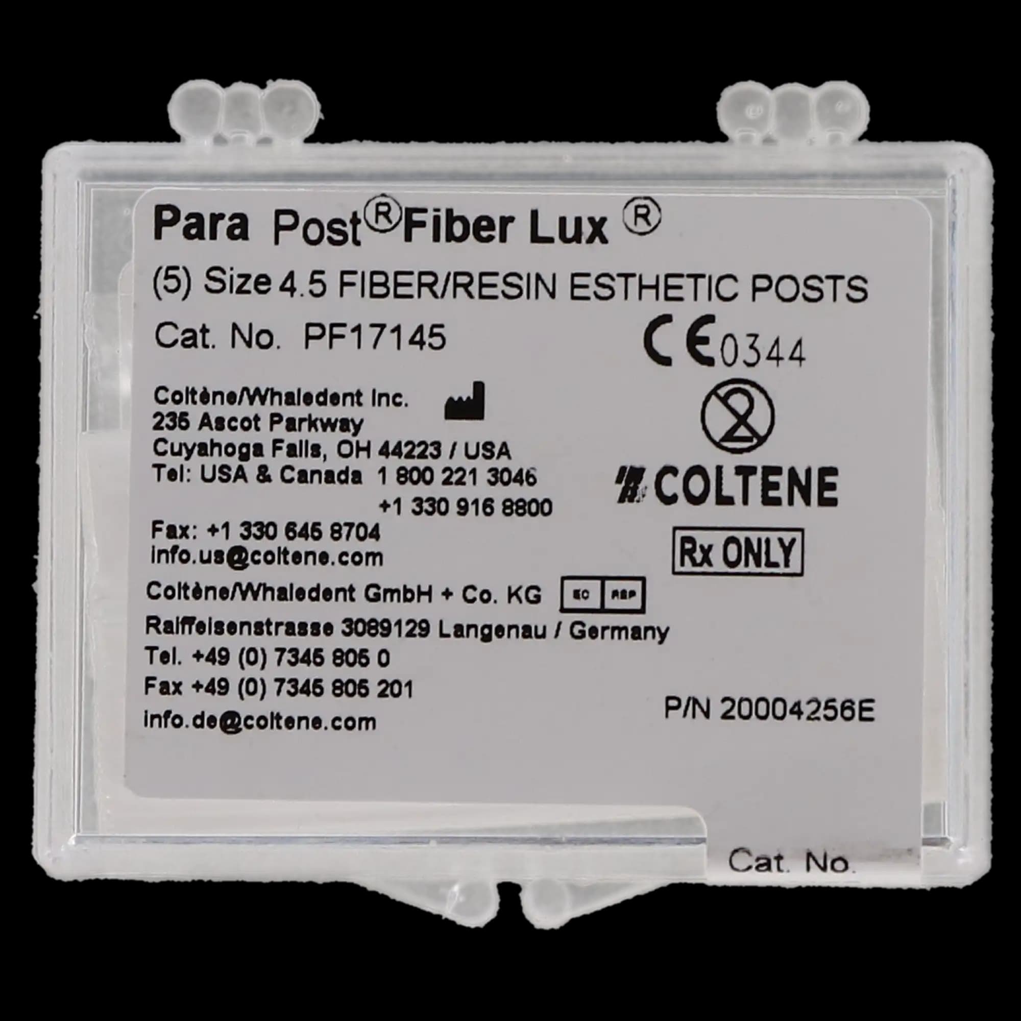 ParaPost Fiber Lux Translucent Fiber Posts, Size 4.5, Blue, 1.14 mm, Refill, 5/Pk, PF17145 thumbnail 7