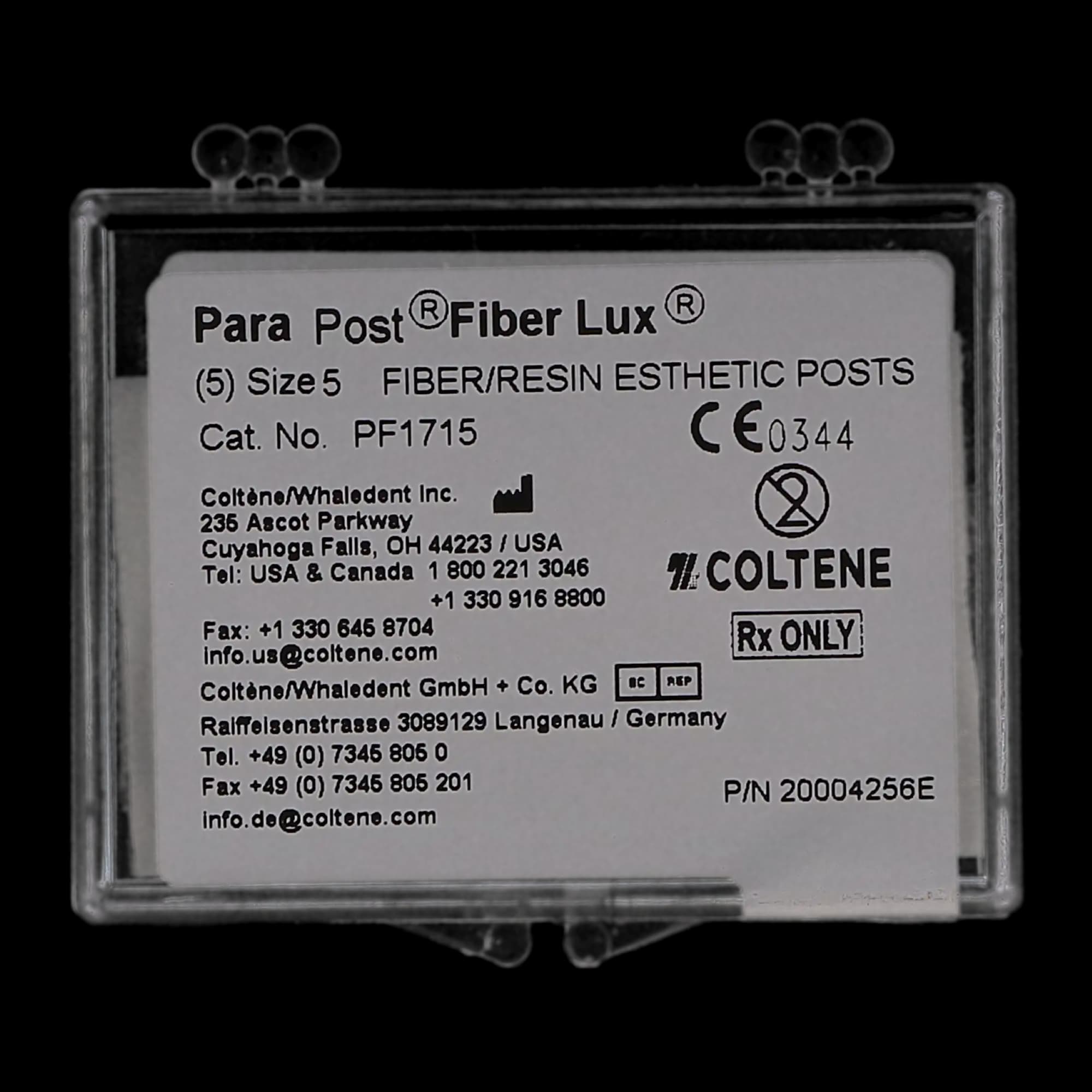 ParaPost Fiber Lux Translucent Fiber Posts, Size 5, Red, 1.25 mm, Refill, 5/Pack, PF1715 thumbnail 7