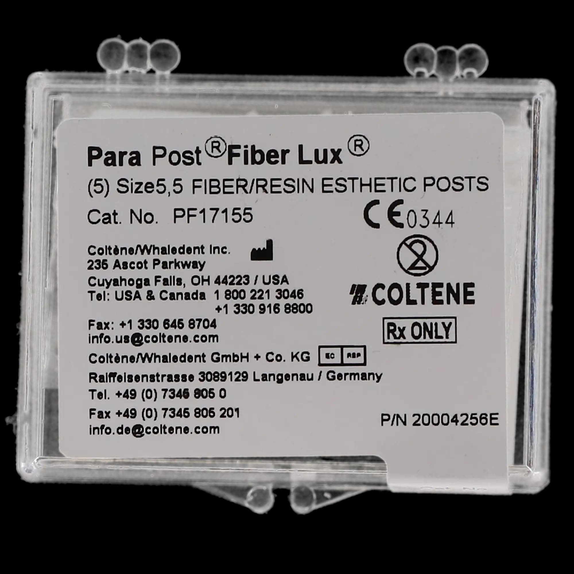 ParaPost Fiber Lux Translucent Fiber Post Refill, Size 5.5, 1.40 mm, Purple, 5/Pack, PF17155 thumbnail 7