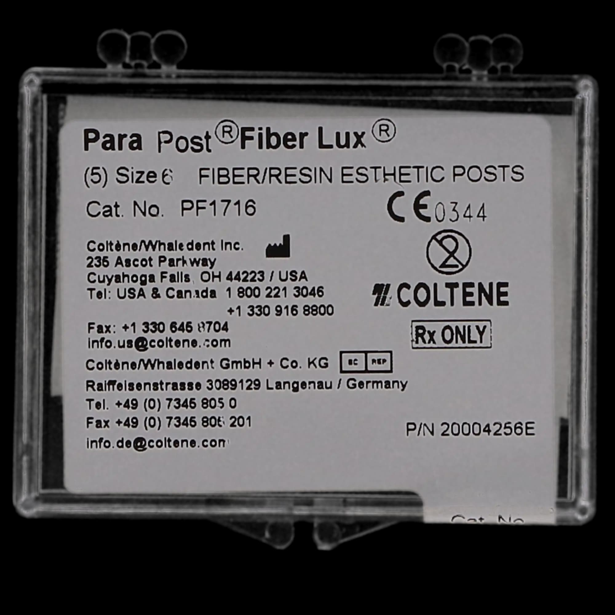 ParaPost Fiber Lux Translucent Fiber Post Refill, Size 6 (1.50 mm), Black, 5/Pack, PF1716 thumbnail 6