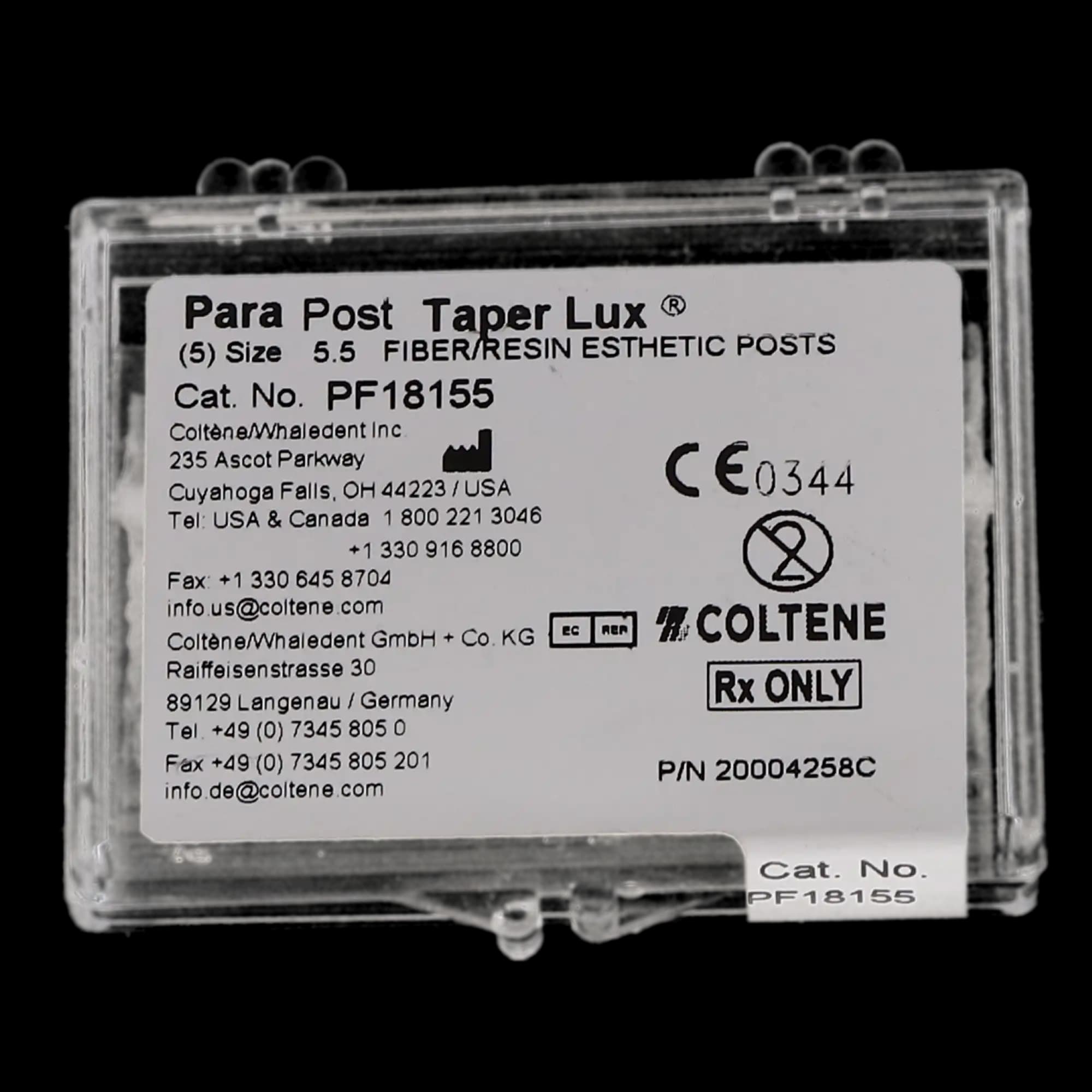 ParaPost Taper Lux Translucent Fiber Post Refill, Size 5.5 (1.40mm), Purple, 5/Pack, PF18155 thumbnail 6