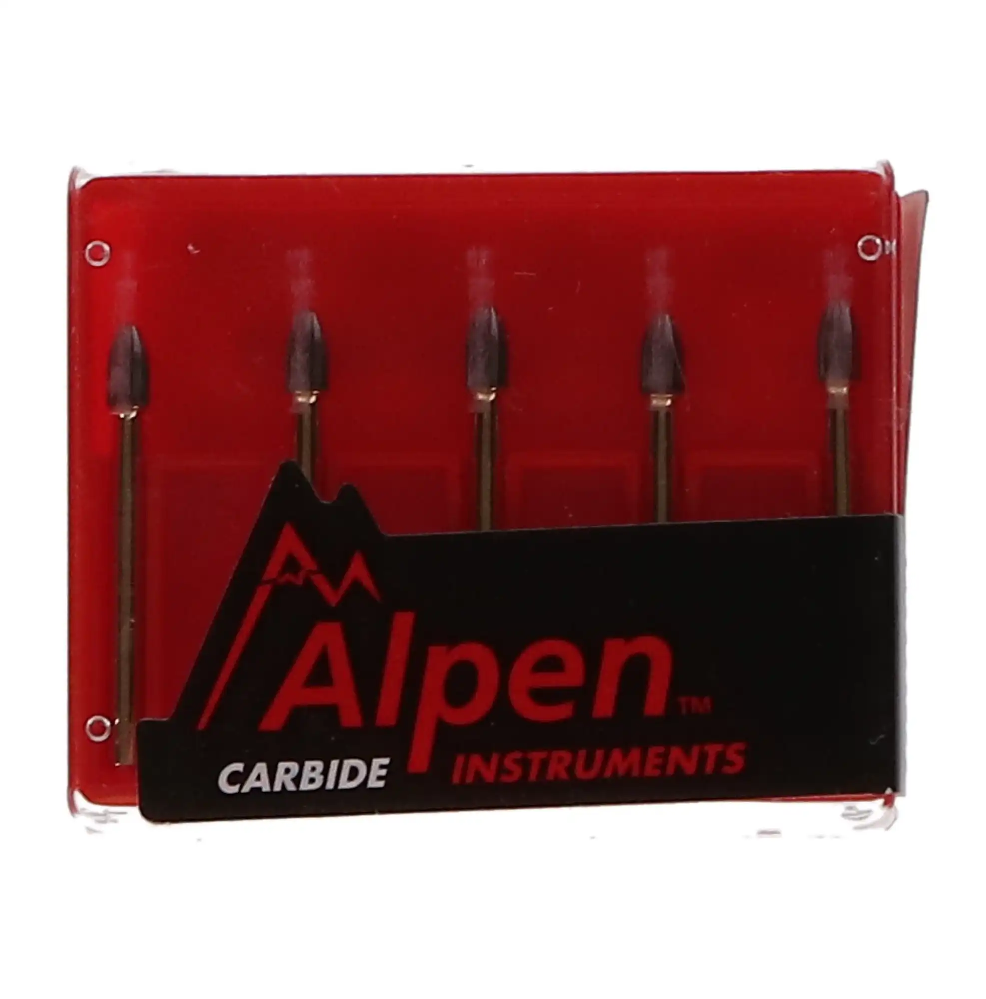 Alpen 12-Blade Trimming & Finishing Carbide Bur, FG, Egg Shape, #7406, 1.8 mm, 5/Pk, R707406 thumbnail 10
