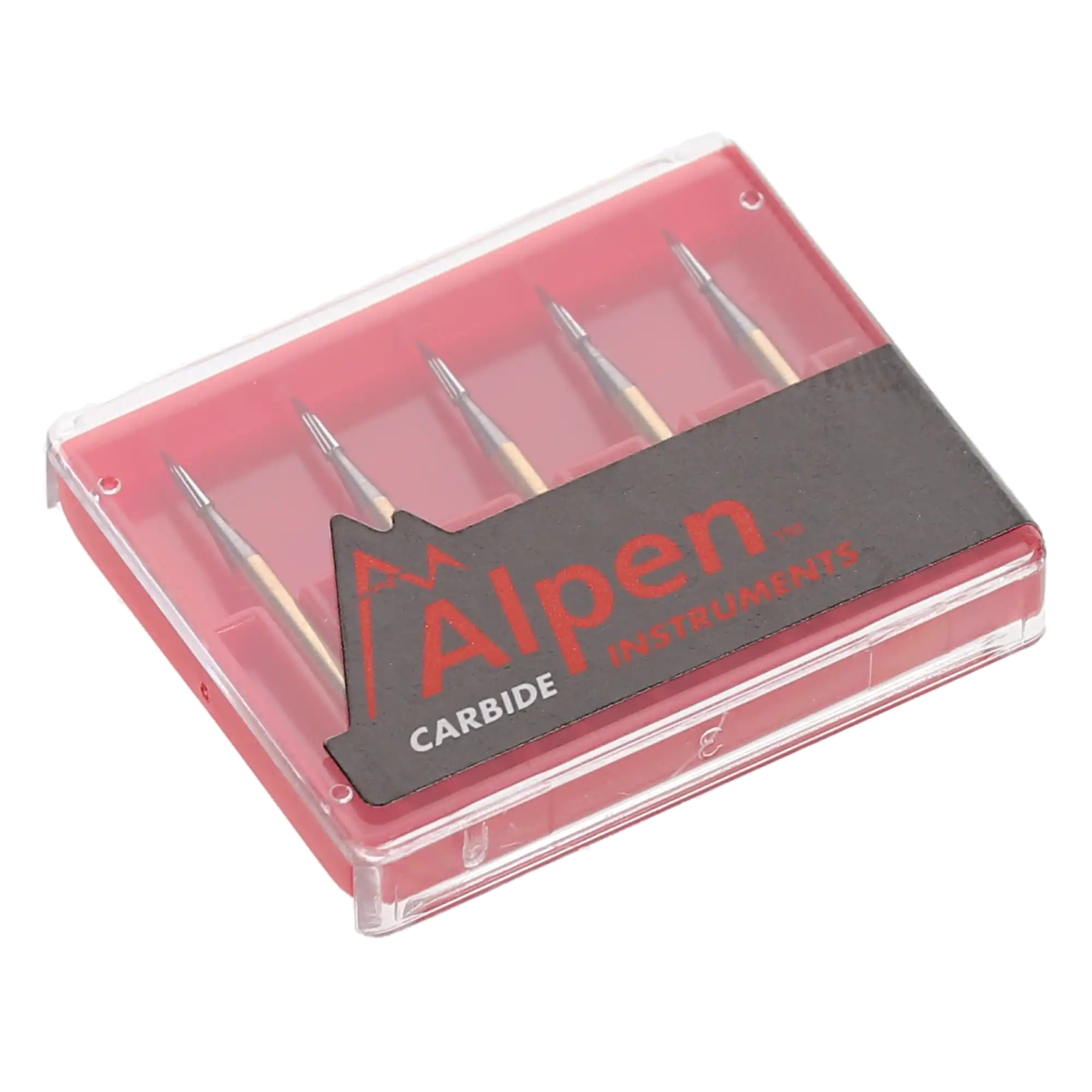 Alpen 12-Blade Trimming & Finishing Carbide Burs, FG, Needle, #7901, 0.9 mm, 5/Pk, R707901 thumbnail 9