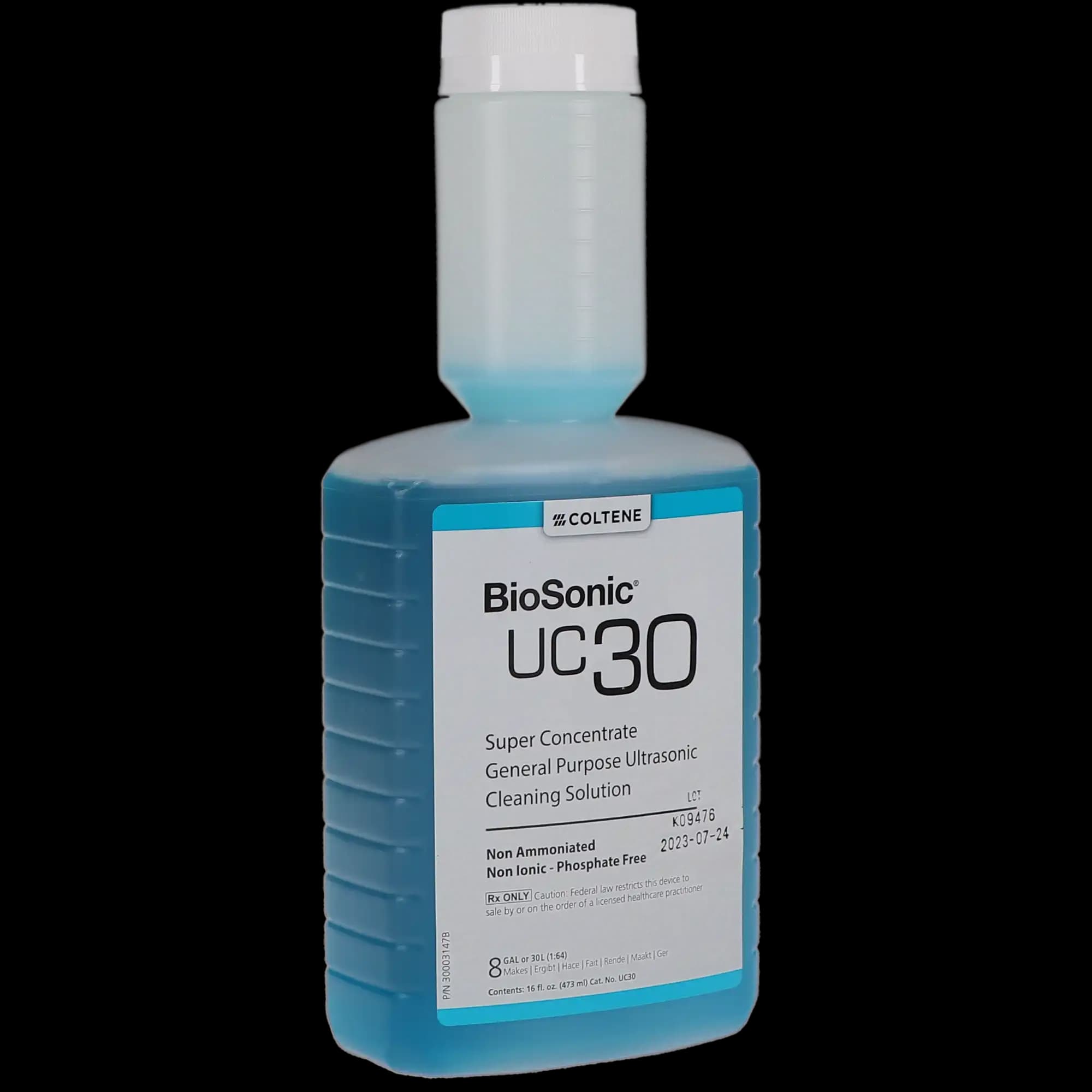 BioSonic UC30 General Purpose Super Concentrate Ultrasonic Cleaning Solution, 16 oz MeterDose Bottle, Makes 8 Gallons, UC-30 thumbnail 6