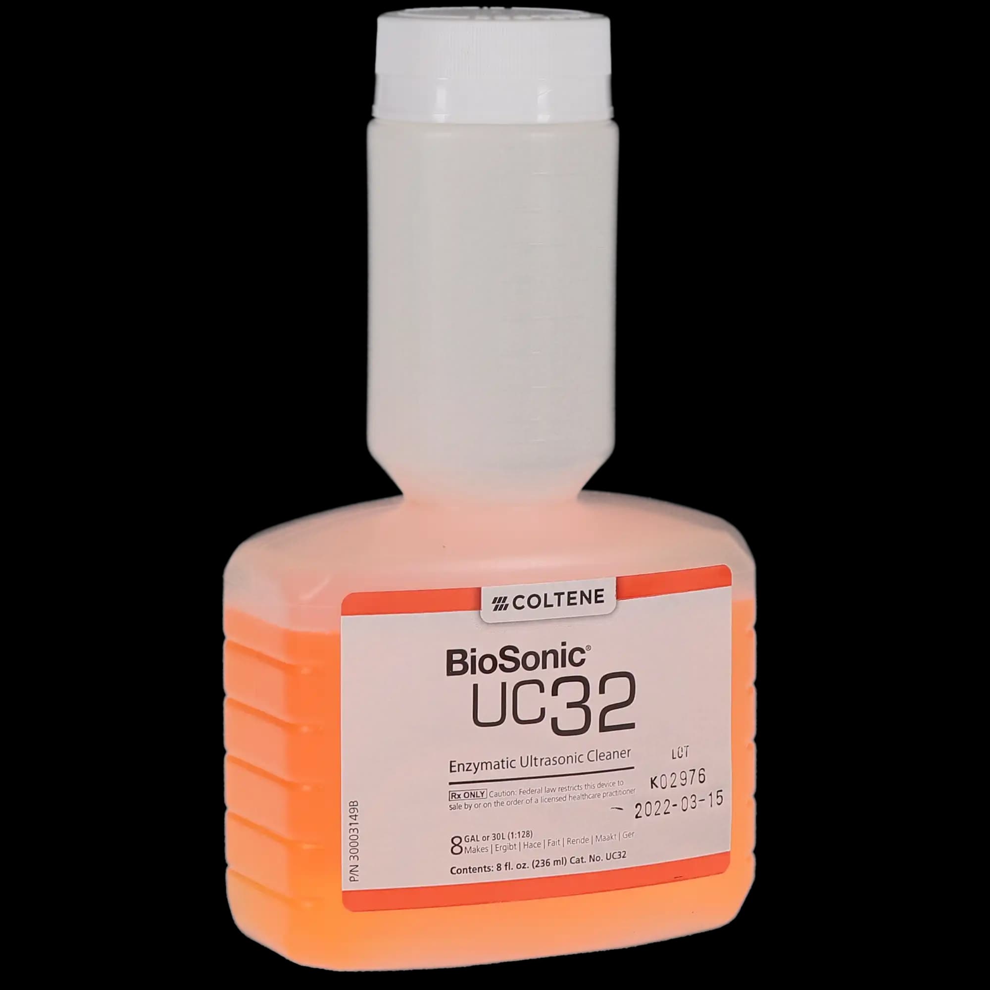 BioSonic UC32 Enzymatic Ultrasonic Cleaner Concentrate, 8 oz MeterDose Bottle, Makes 8 Gallons, UC-32 thumbnail 5