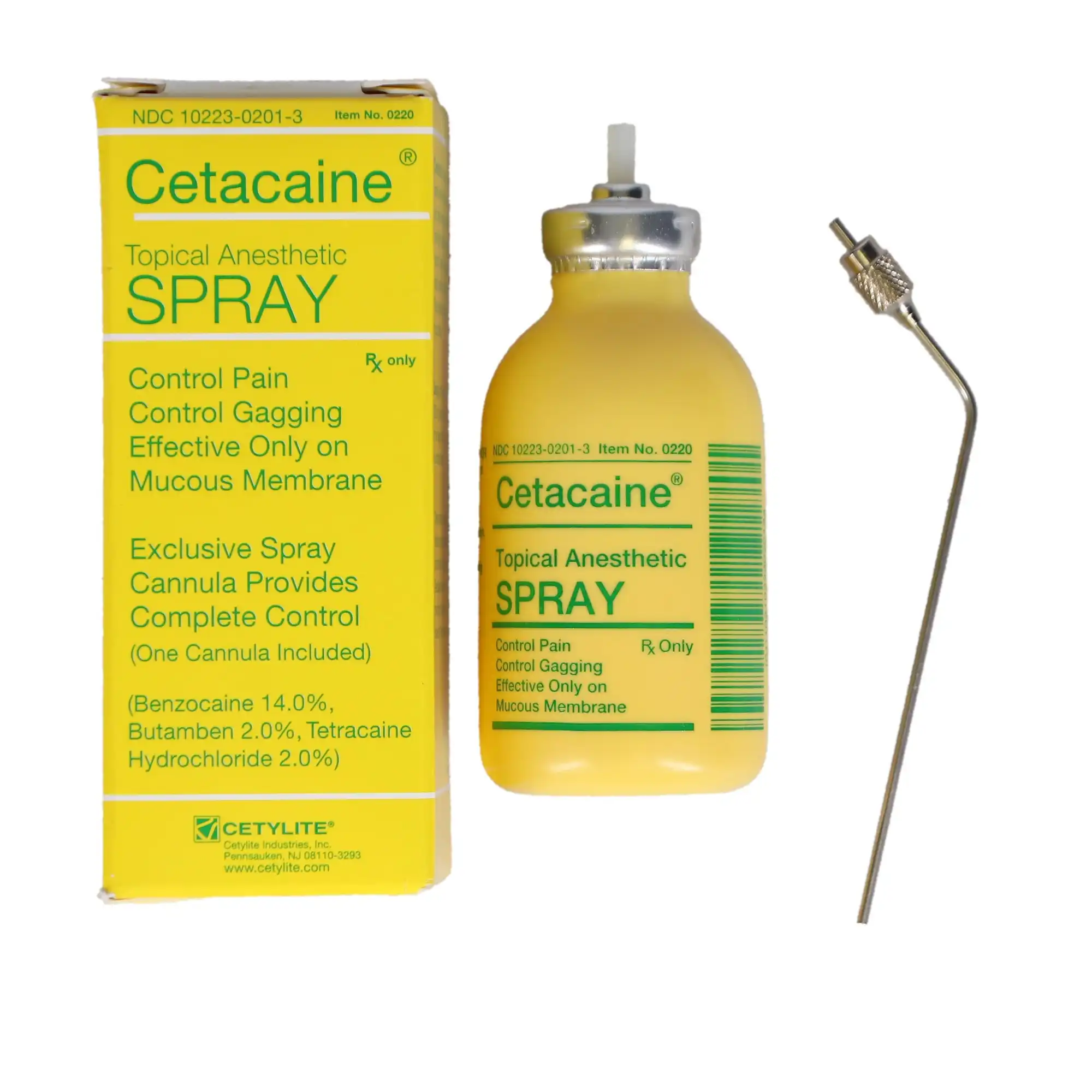 Cetacaine® Topical Anesthetic Spray, 20 g Bottle with Cannula, 0220 thumbnail 9