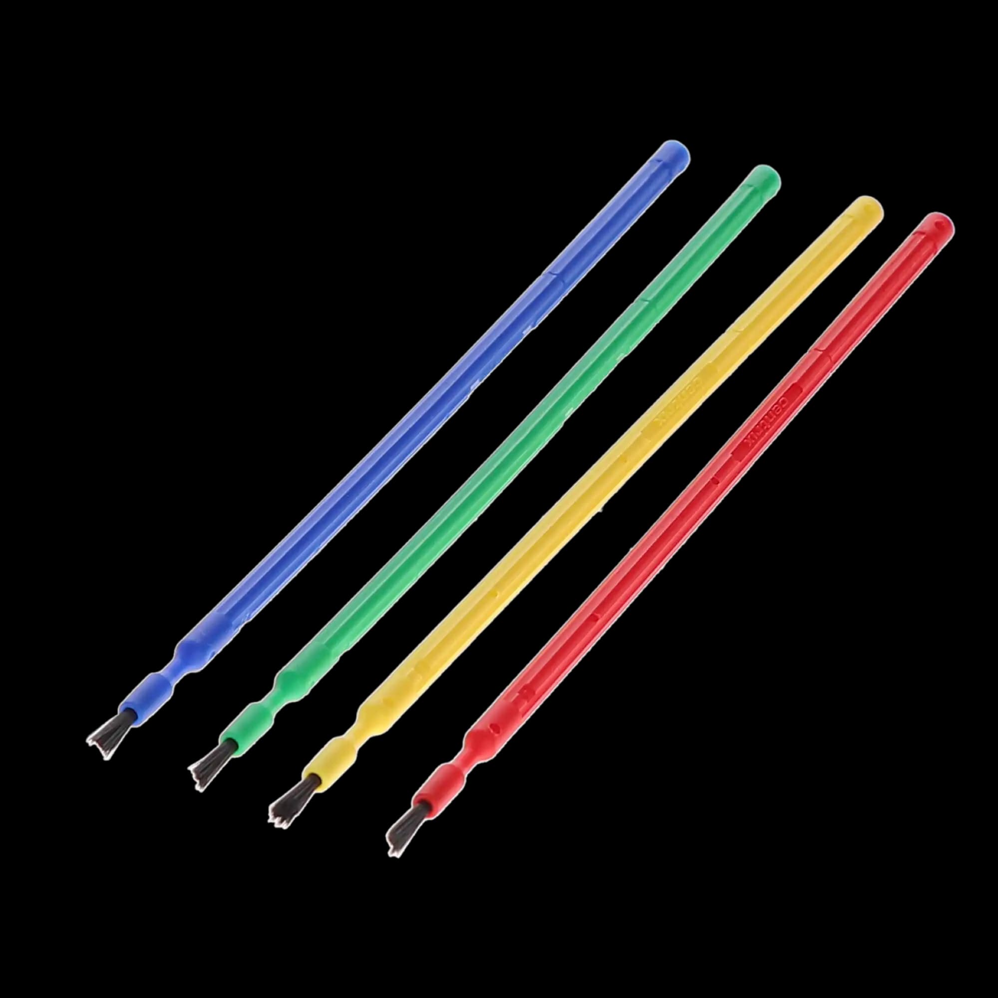 Benda® Brush Disposable Applicator, Regular Point, Black Bristles, Assorted Colors, 144/Pkg, 370101 thumbnail 6