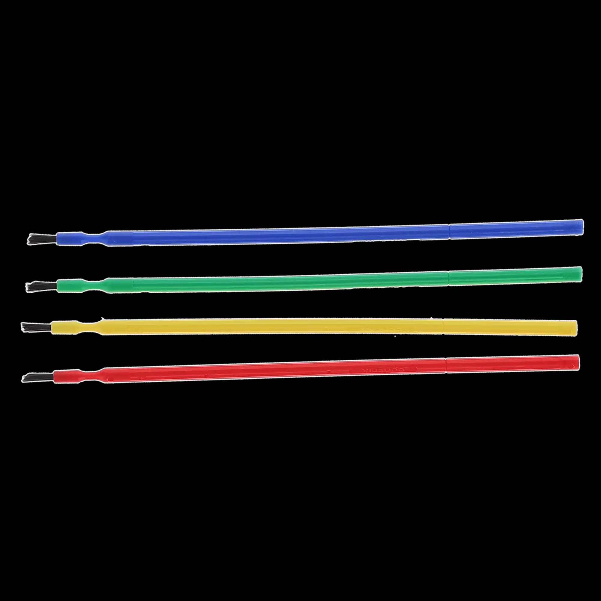 Benda® Brush Disposable Applicator, Regular Point, Black Bristles, Assorted Colors, 144/Pkg, 370101 thumbnail 10