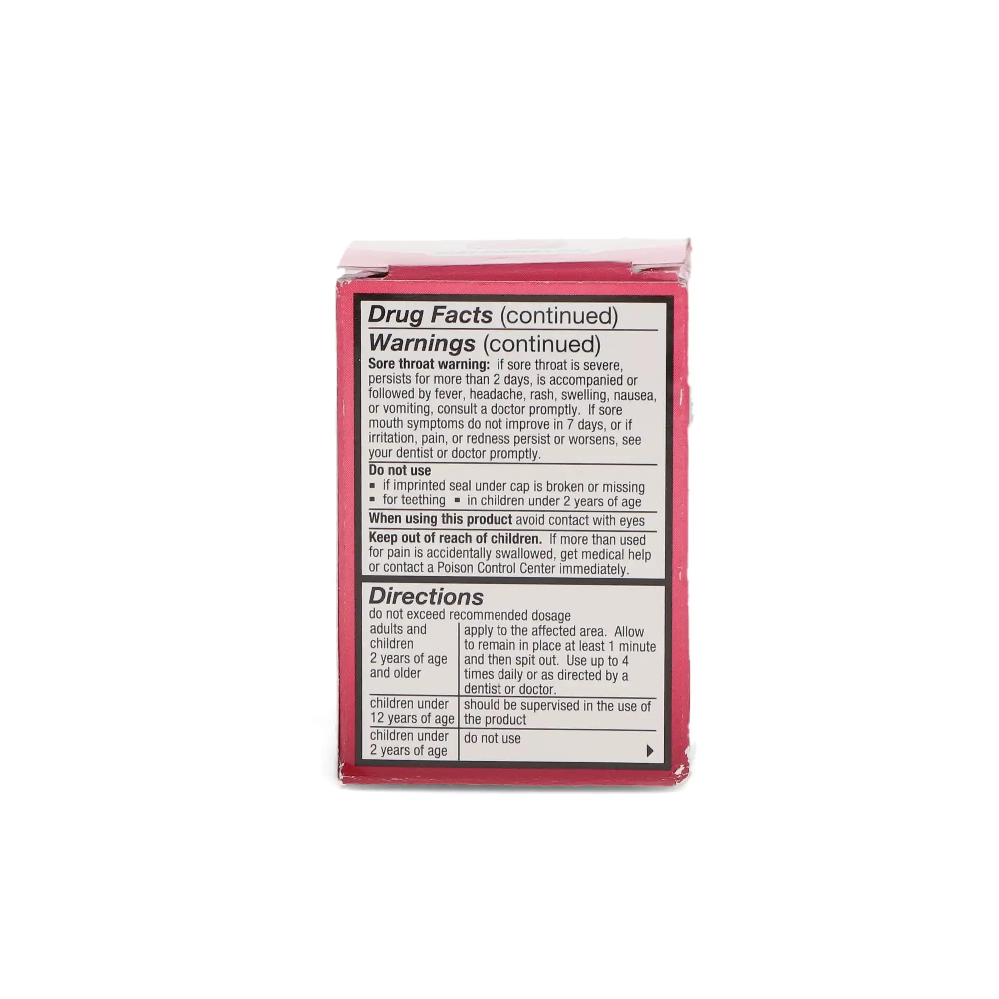 HurriCaine Topical Anesthetic Gel, 20% Benzocaine, Watermelon, 1 oz Jar, 0283-0293-31 thumbnail 4