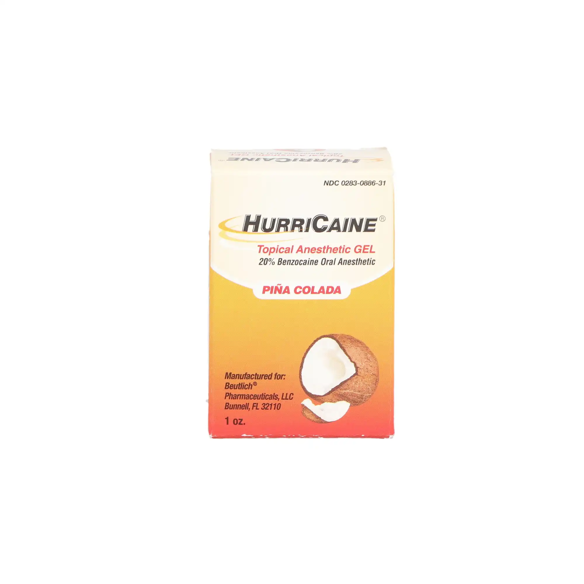 HurriCaine Topical Anesthetic Gel, 20% Benzocaine, Original Wild Cherry, 1 oz Jar, 0283-0871-31 thumbnail 2