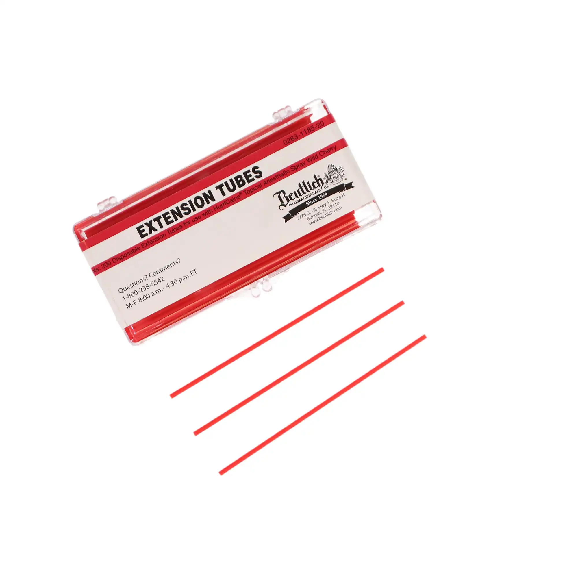HurriCaine Topical Anesthetic Spray Disposable Extension Tubes, 200/Pk, 0283-1185-20 thumbnail 2