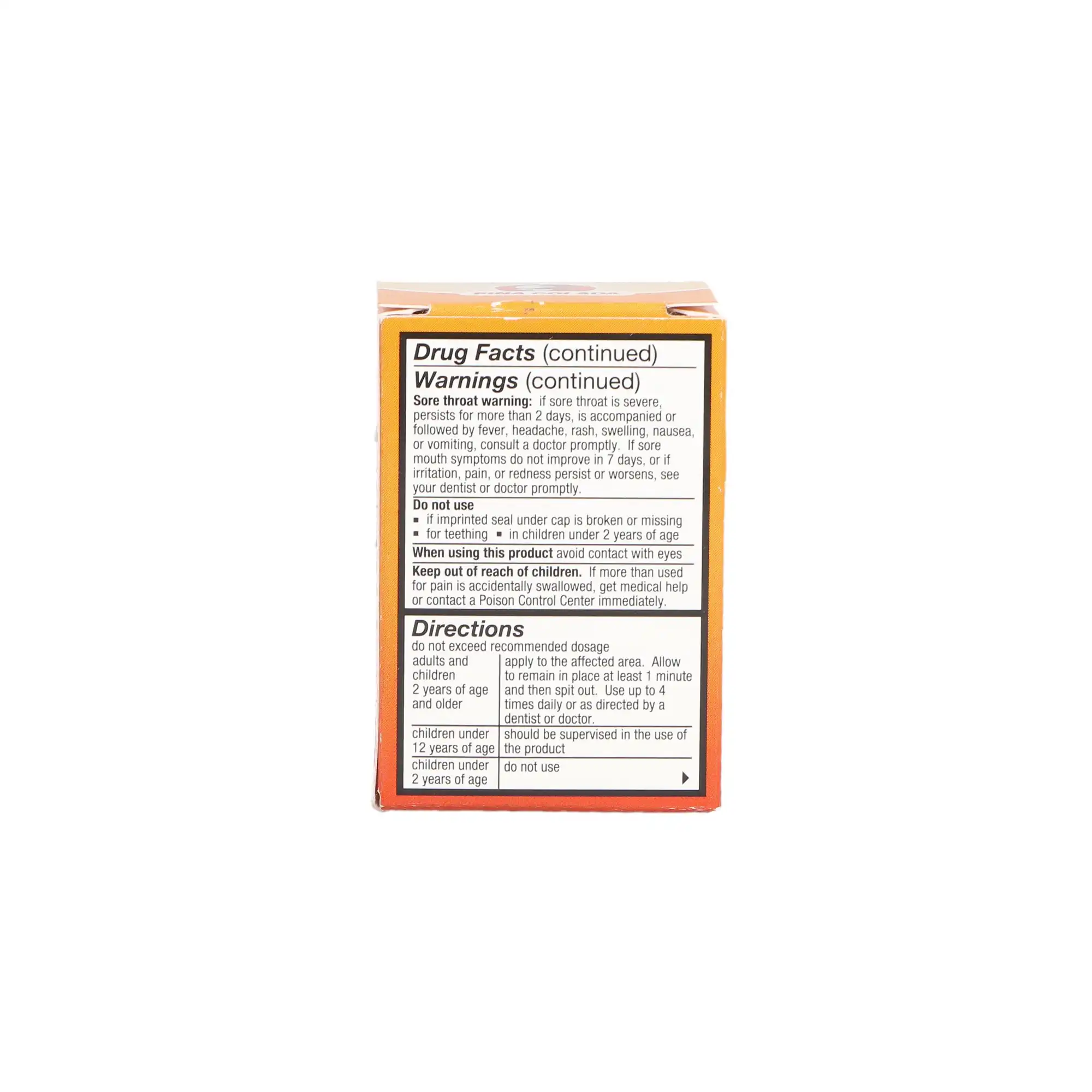 HurriCaine Topical Anesthetic Liquid, 20% Benzocaine, Pina Colada, 1 oz Jar, 0283-1886-31 thumbnail 4