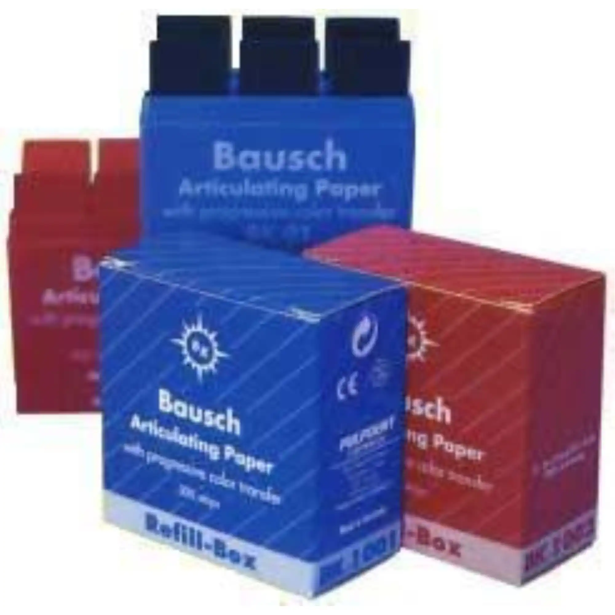 Bausch Arti-Check Micro-Thin Articulating Paper, 200 Microns, Red, 300 Strips, BK-02 thumbnail 2