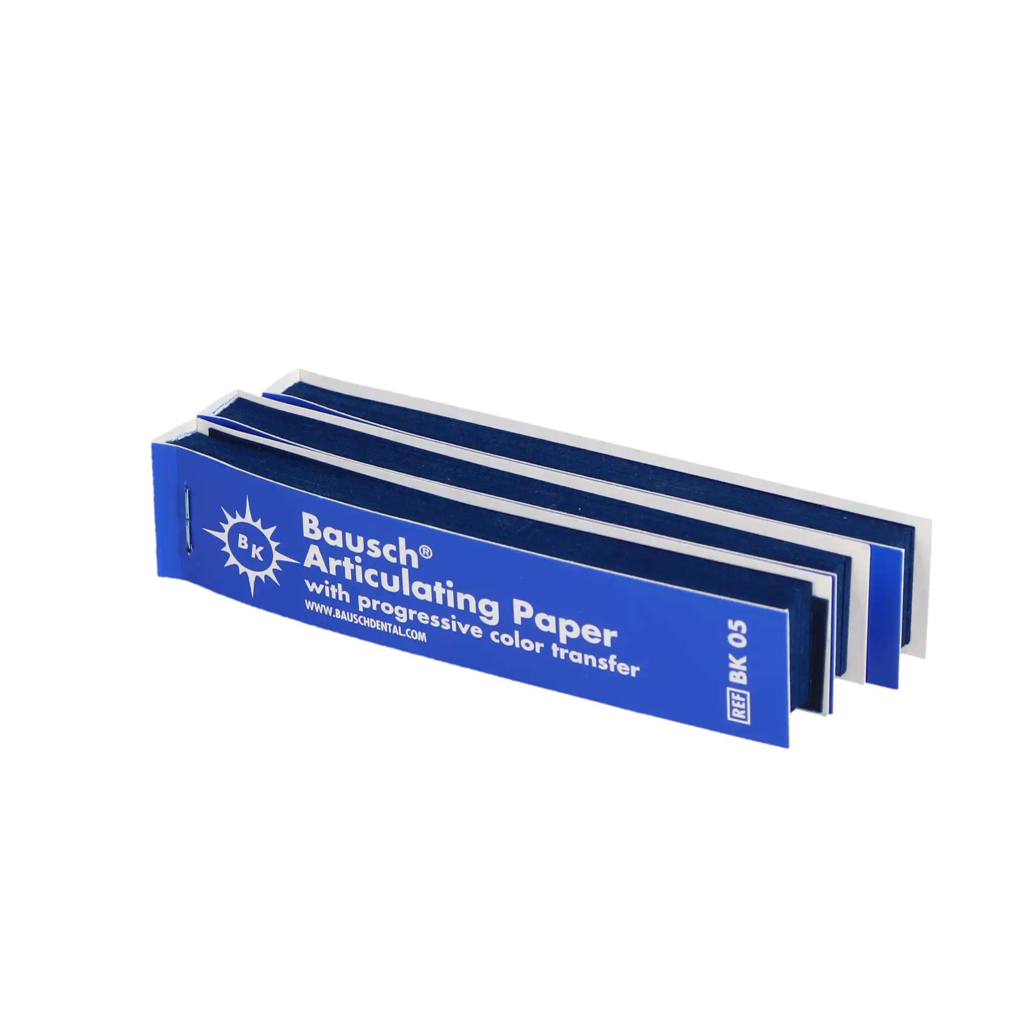 Bausch Articulating Paper Straight Booklets, 200 Microns, Blue, Progressive Color Transfer, 300/Pk, BK-05 thumbnail 2