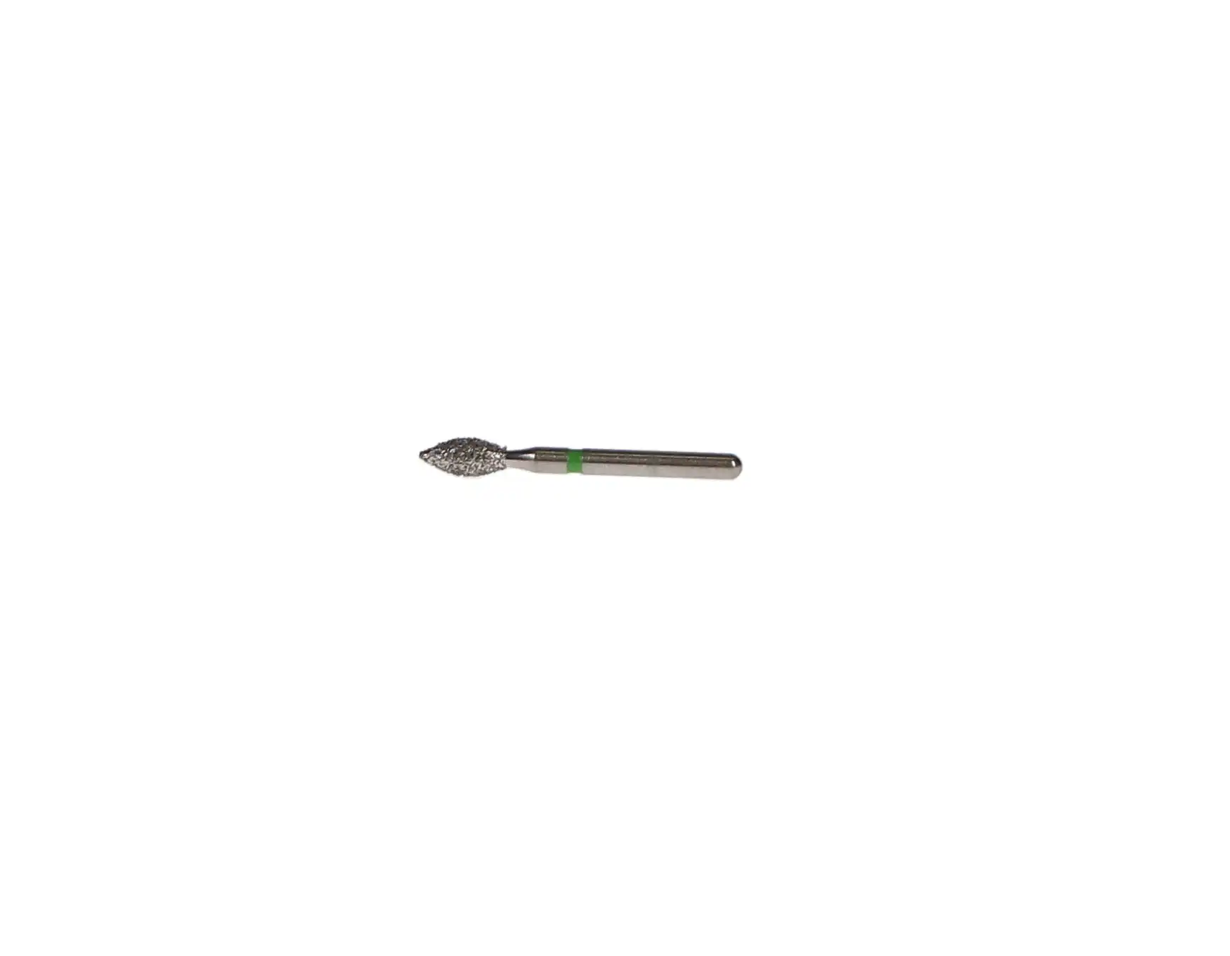 NTI Diamond Bur, FG, Pointed Football, #368, 2.3 mm, Coarse, Green, 5/Pk, C368-023 thumbnail 3