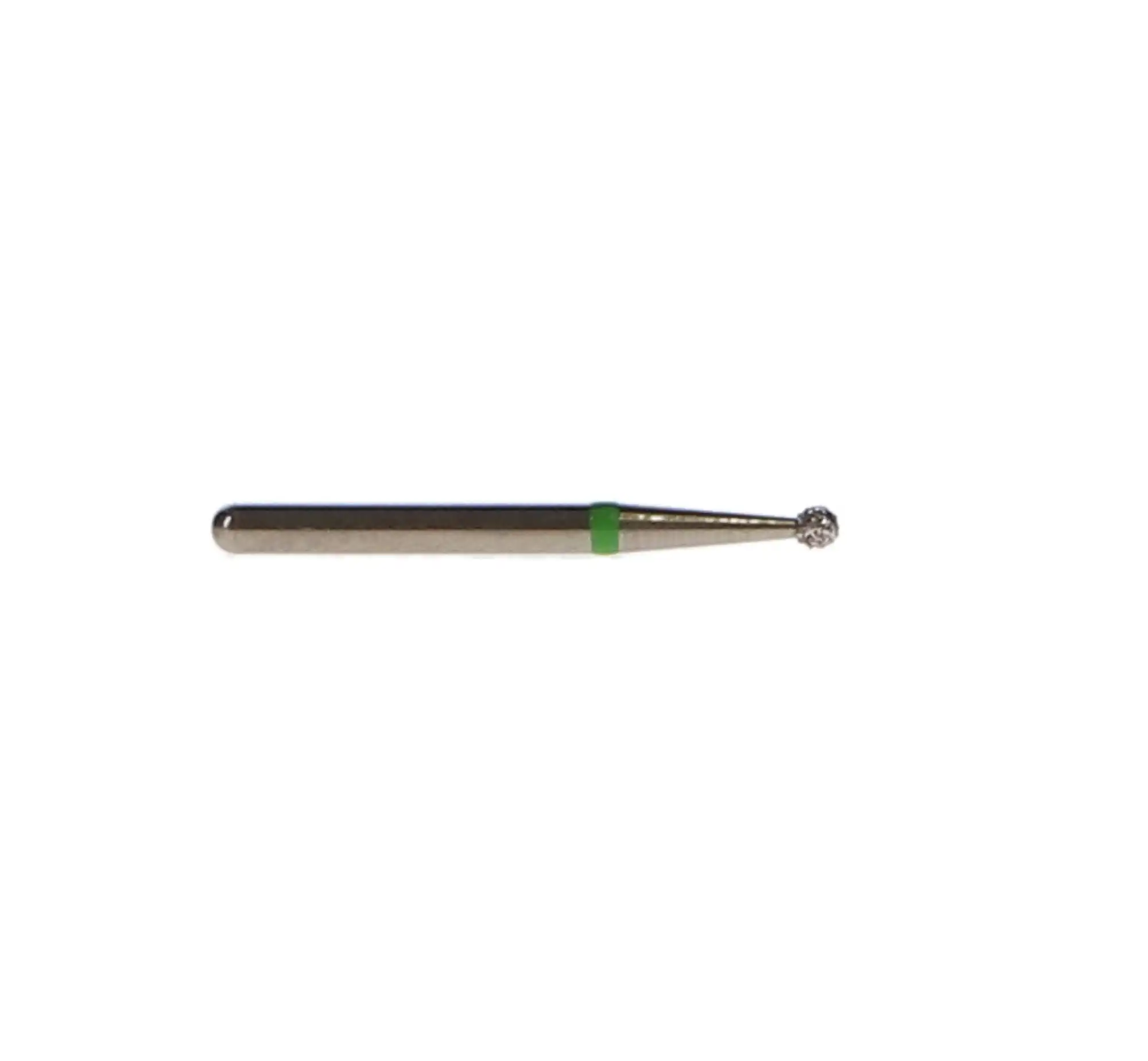 NTI Diamond Bur, FG, Round, #801-012, 1.2 mm, Coarse, Green, 5/Pk, C801-012 thumbnail 2
